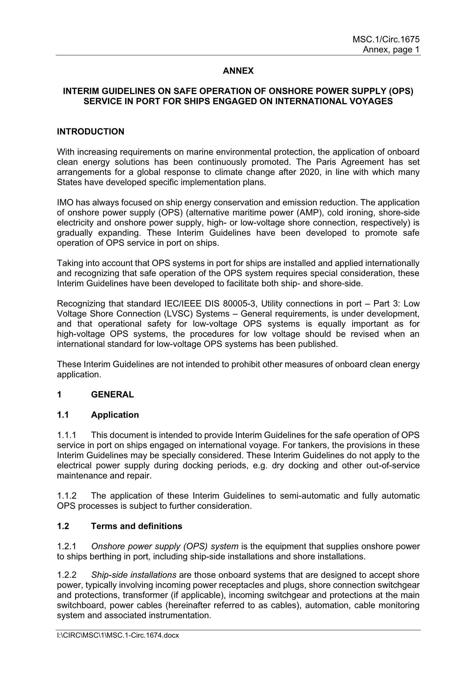 MSC.1-Circ.1675 - Interim Guidelines On Safe Operation Of Onshore Power Supply (Ops)Service In Port For Ship... _3.Jpeg