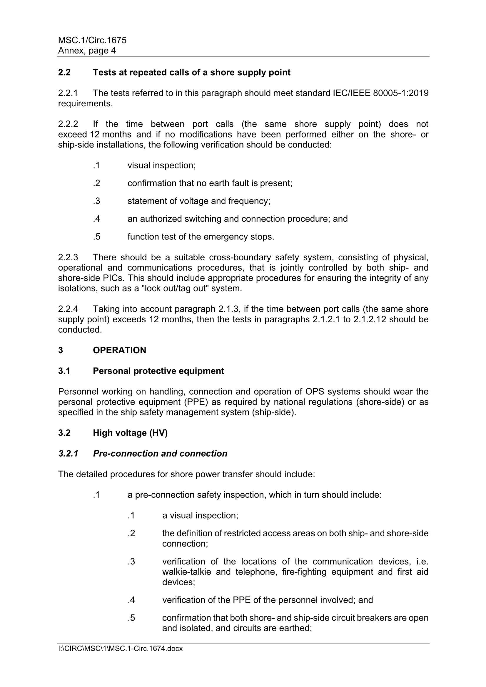 MSC.1-Circ.1675 - Interim Guidelines On Safe Operation Of Onshore Power Supply (Ops)Service In Port For Ship... _6.Jpeg