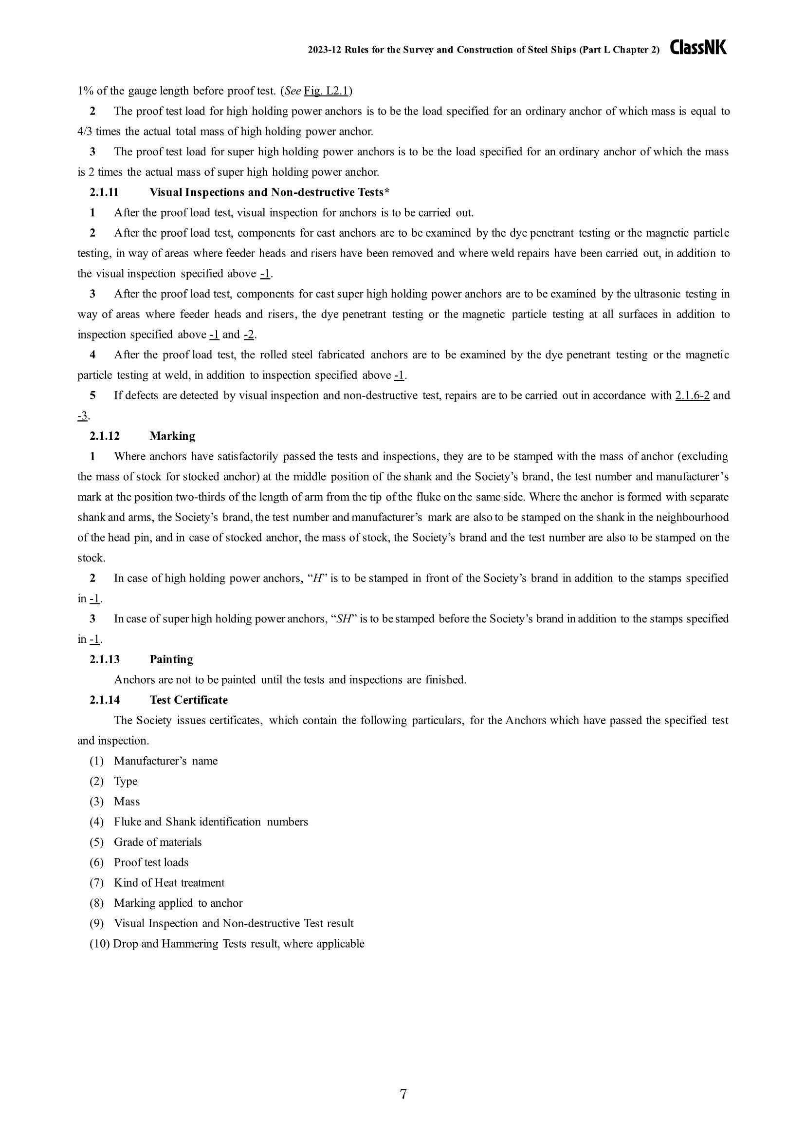 Rules & Guidance for the Survey and Construction of Steel Ships-Part L Equipment 2024 钢质船舶检验和建造规则 & 指南-Part _7.Png