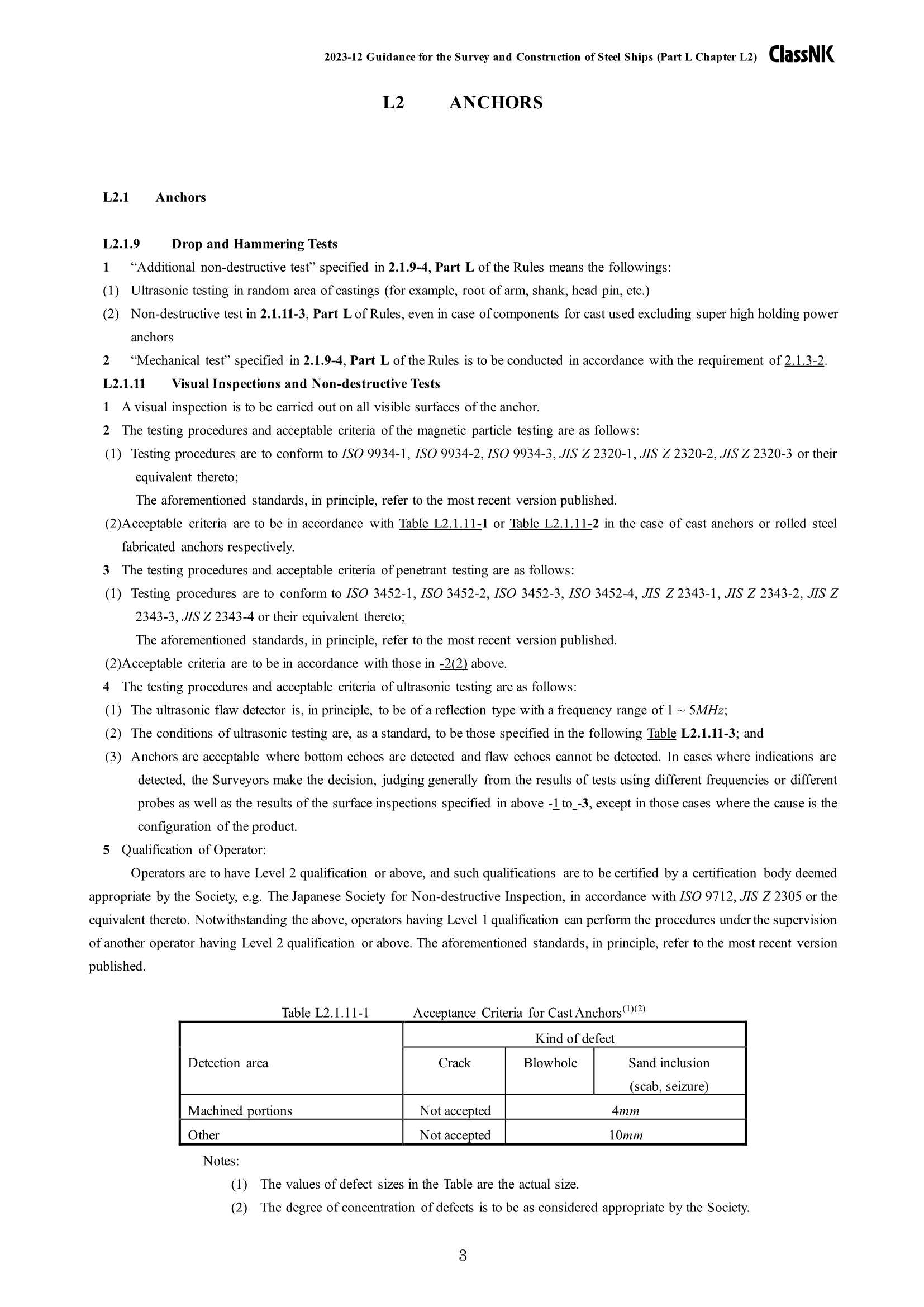 Rules & Guidance for the Survey and Construction of Steel Ships-Part L Equipment 2024 钢质船舶检验和建造规则 & 指南-Part _51.Png