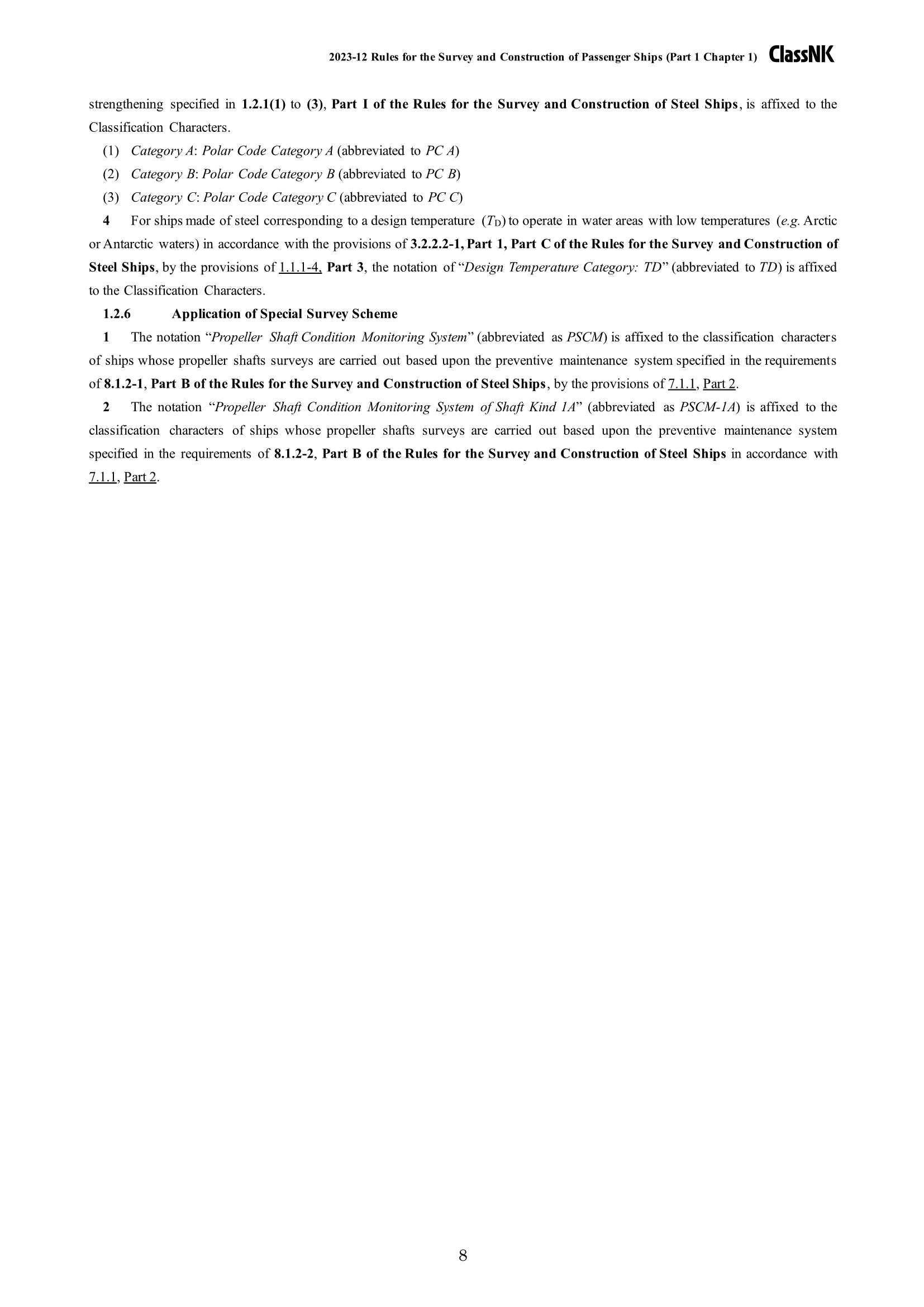 Rules & Guidance for the Survey and Construction of Passenger Ships 2024 客船检验和建造规则 _8.Png
