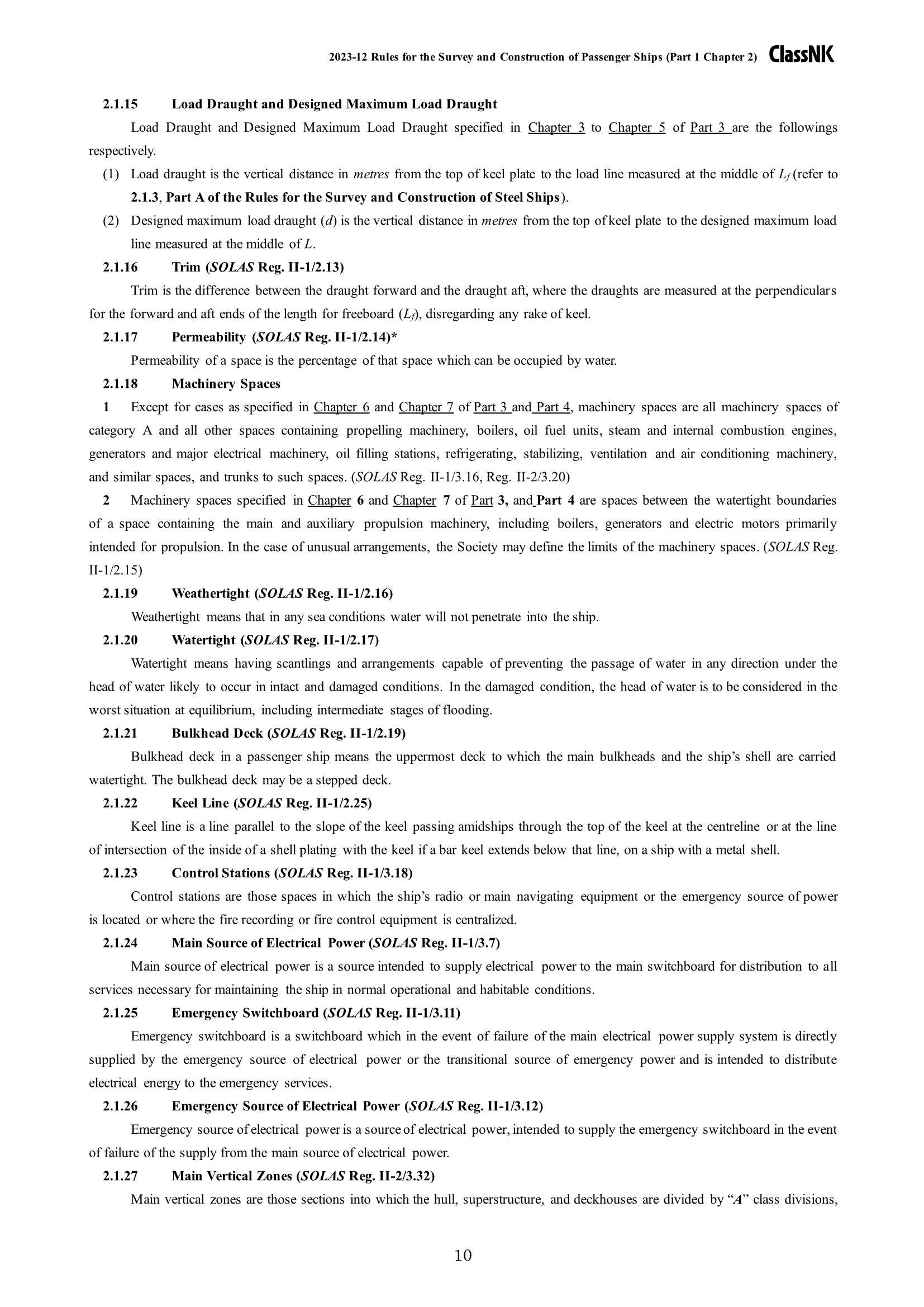 Rules & Guidance for the Survey and Construction of Passenger Ships 2024 客船检验和建造规则 _10.Png