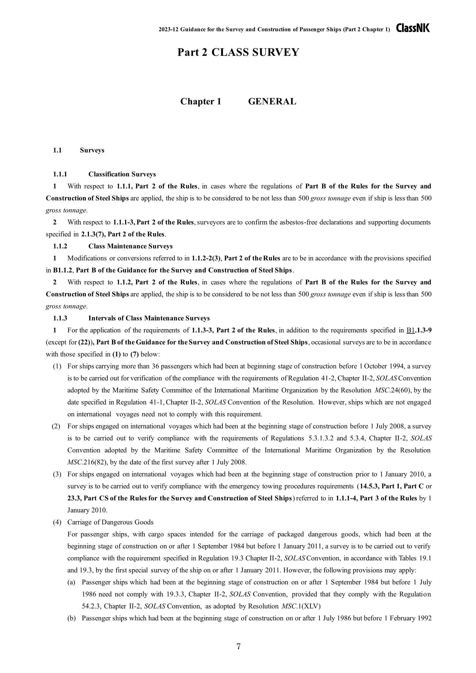 Rules & Guidance for the Survey and Construction of Passenger Ships 2024 客船检验和建造规则 _124.Png