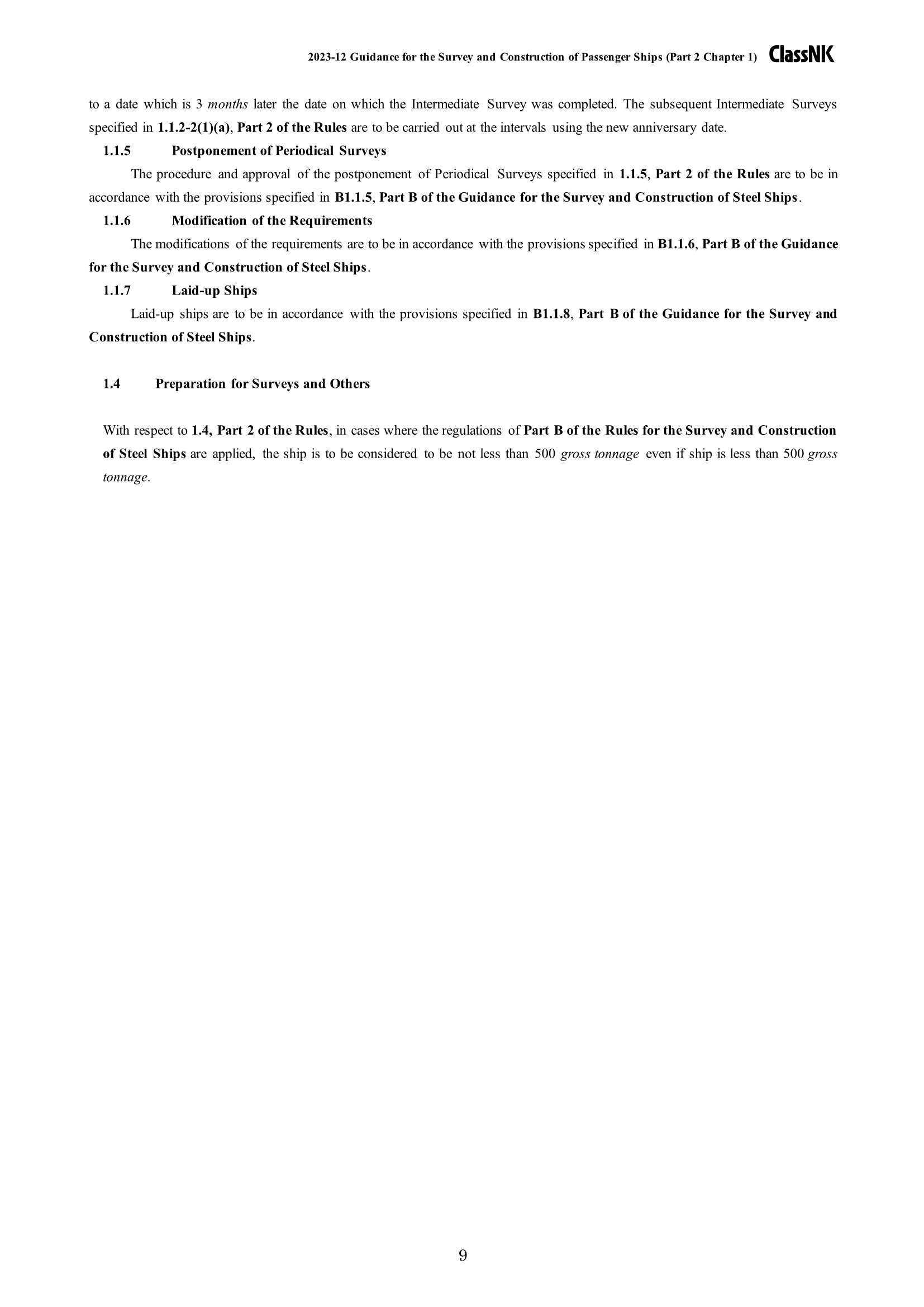 Rules & Guidance for the Survey and Construction of Passenger Ships 2024 客船检验和建造规则 _126.Png
