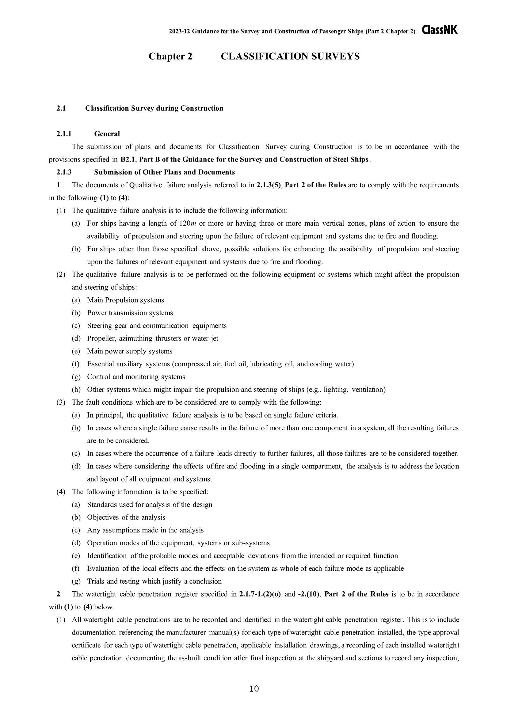 Rules & Guidance for the Survey and Construction of Passenger Ships 2024 客船检验和建造规则 _127.Png