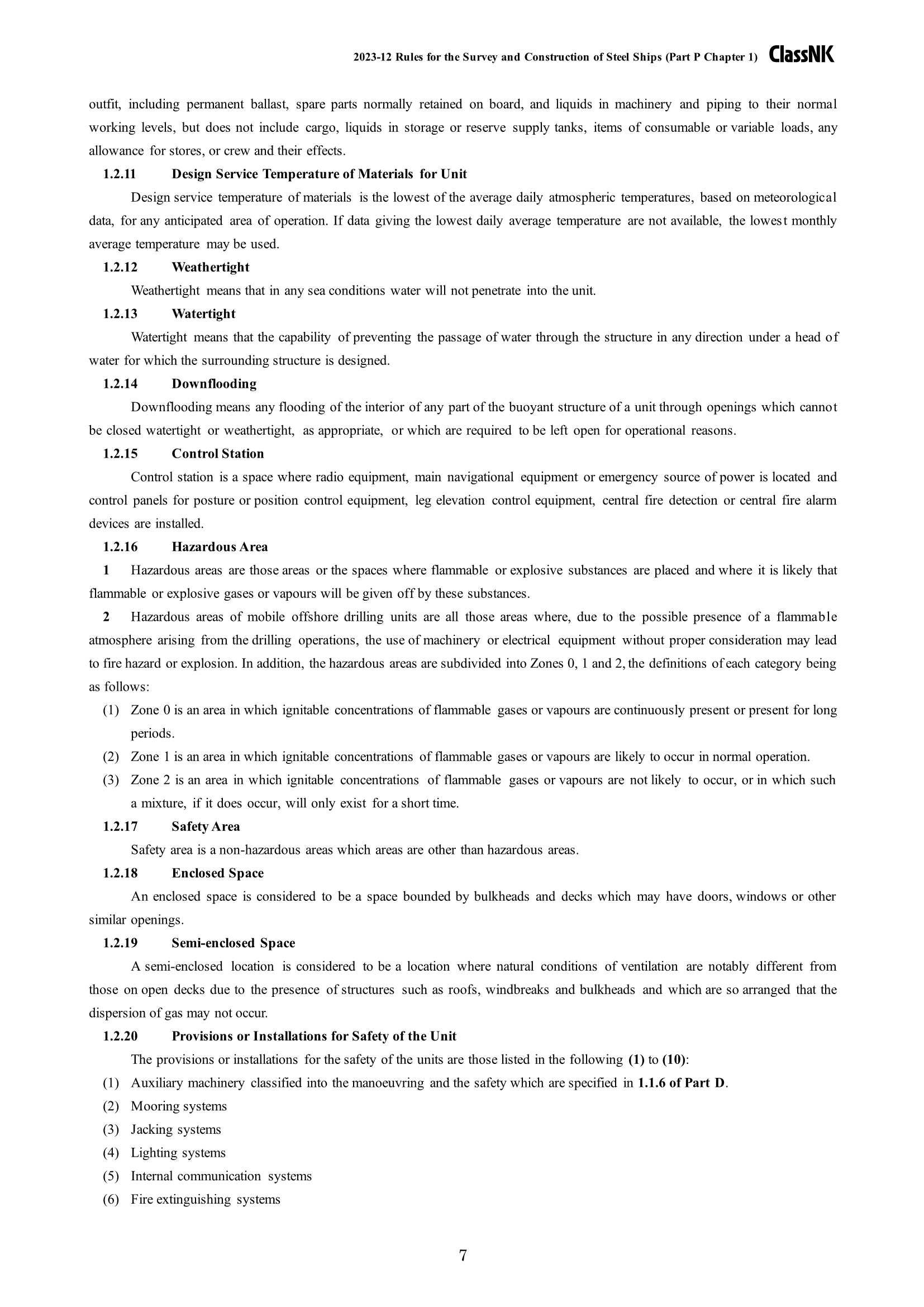 Rules & Guidance for the Survey and Construction of Steel Ships-Part P Mobile Offshore Drilling Units and Special Purpose Barges 2024 钢质船舶检验和建造规则 & 指南-Part P：移动式海上钻井平台和_7.Png