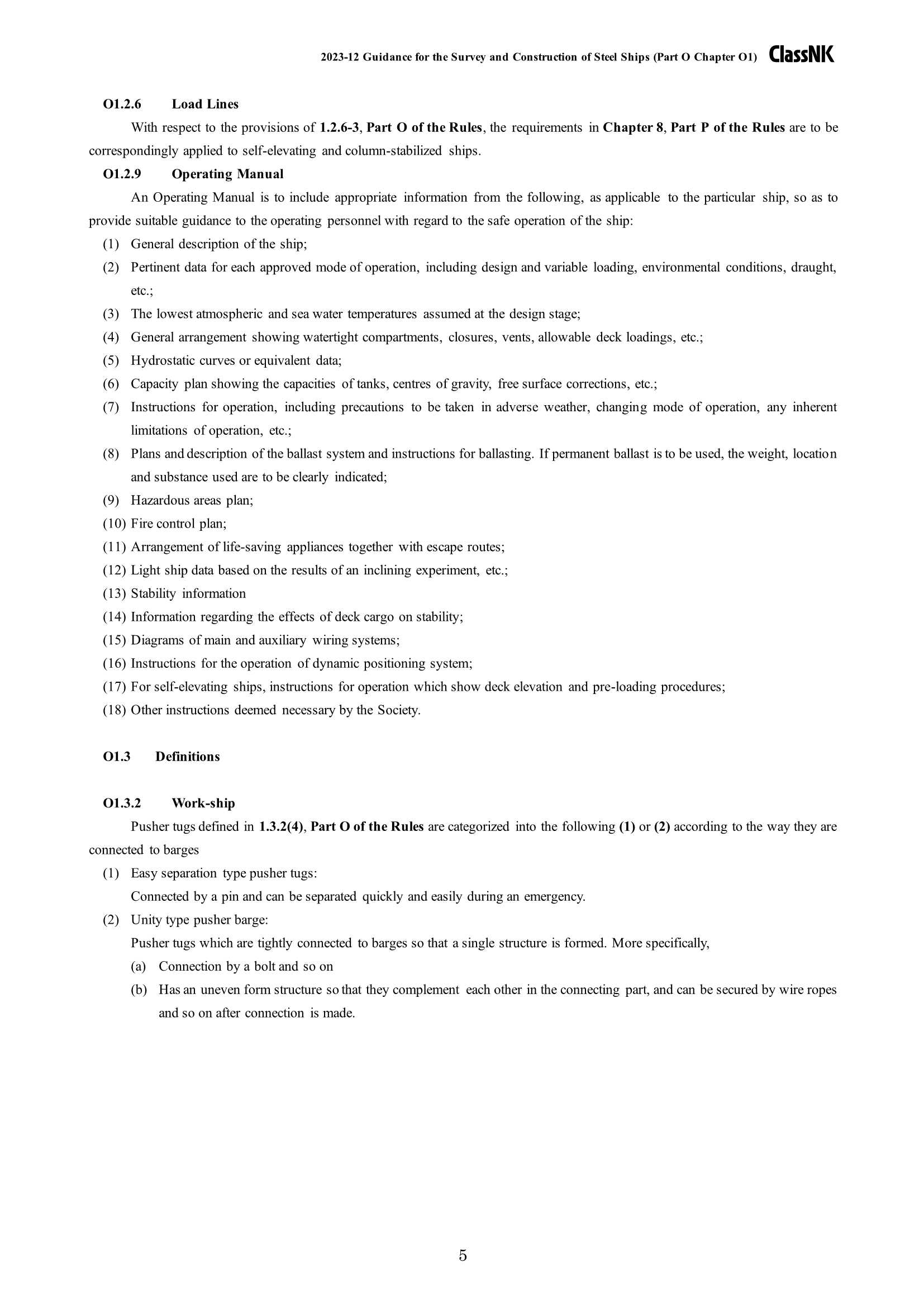 Rules & Guidance for the Survey and Construction of Steel Ships-Part O Work-Ships 2024 钢质船舶检验和建造规则 & 指南-Part O_54.Png
