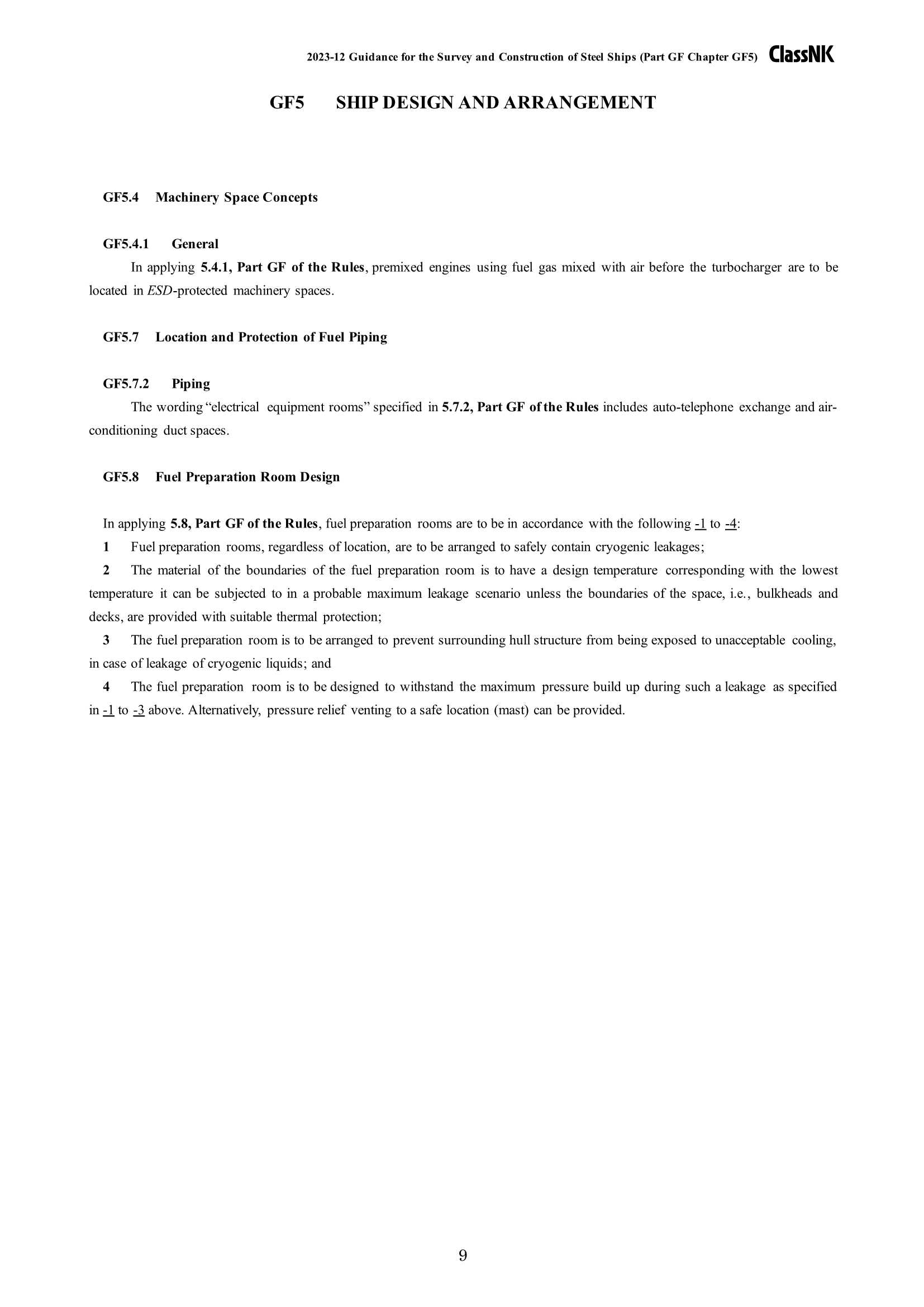 Rules & Guidance for the Survey and Construction of Steel Ships-Part GF Ships Using Low-Flashpoint Fuels 2024 钢质船舶检验和建造规则 & 指南-Part GF：低闪点_126.Png