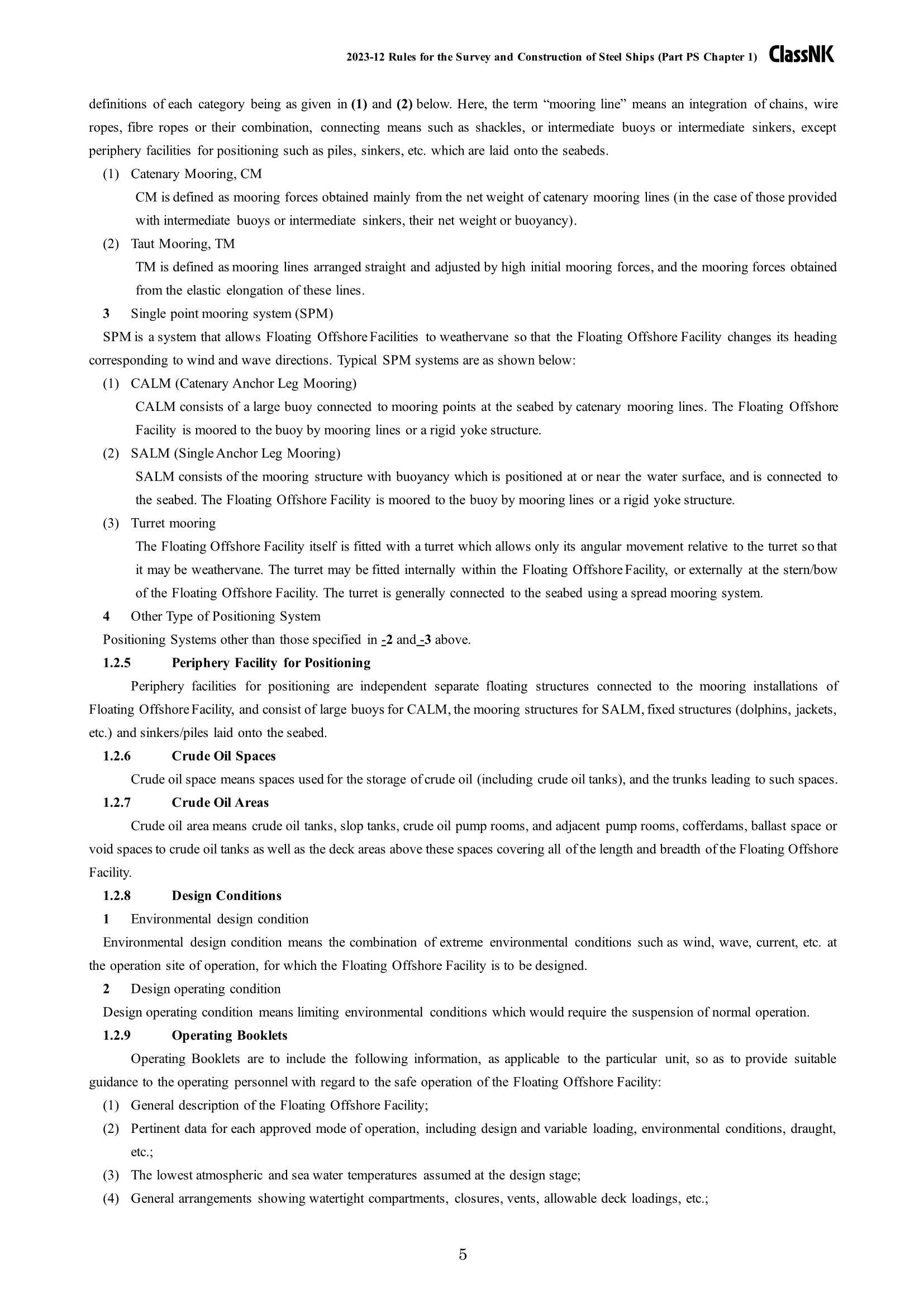 Rules & Guidance for the Survey and Construction of Steel Ships-Part PS Floating Offshore Facilities for Crude Oil-Petroleum Gas Production, Storage and Offloading 2024 钢质船舶检验和建造规则 & 指南-Part PS：用于原油-石油气生产、储存_5.Png