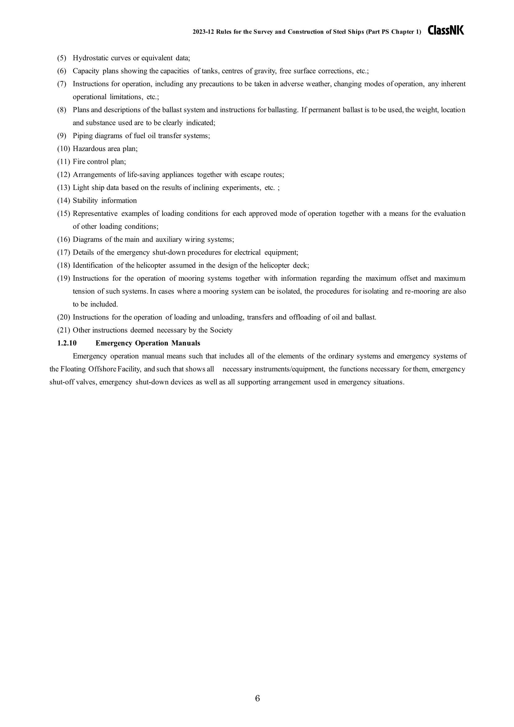 Rules & Guidance for the Survey and Construction of Steel Ships-Part PS Floating Offshore Facilities for Crude Oil-Petroleum Gas Production, Storage and Offloading 2024 钢质船舶检验和建造规则 & 指南-Part PS：用于原油-石油气生产、储存_6.Png