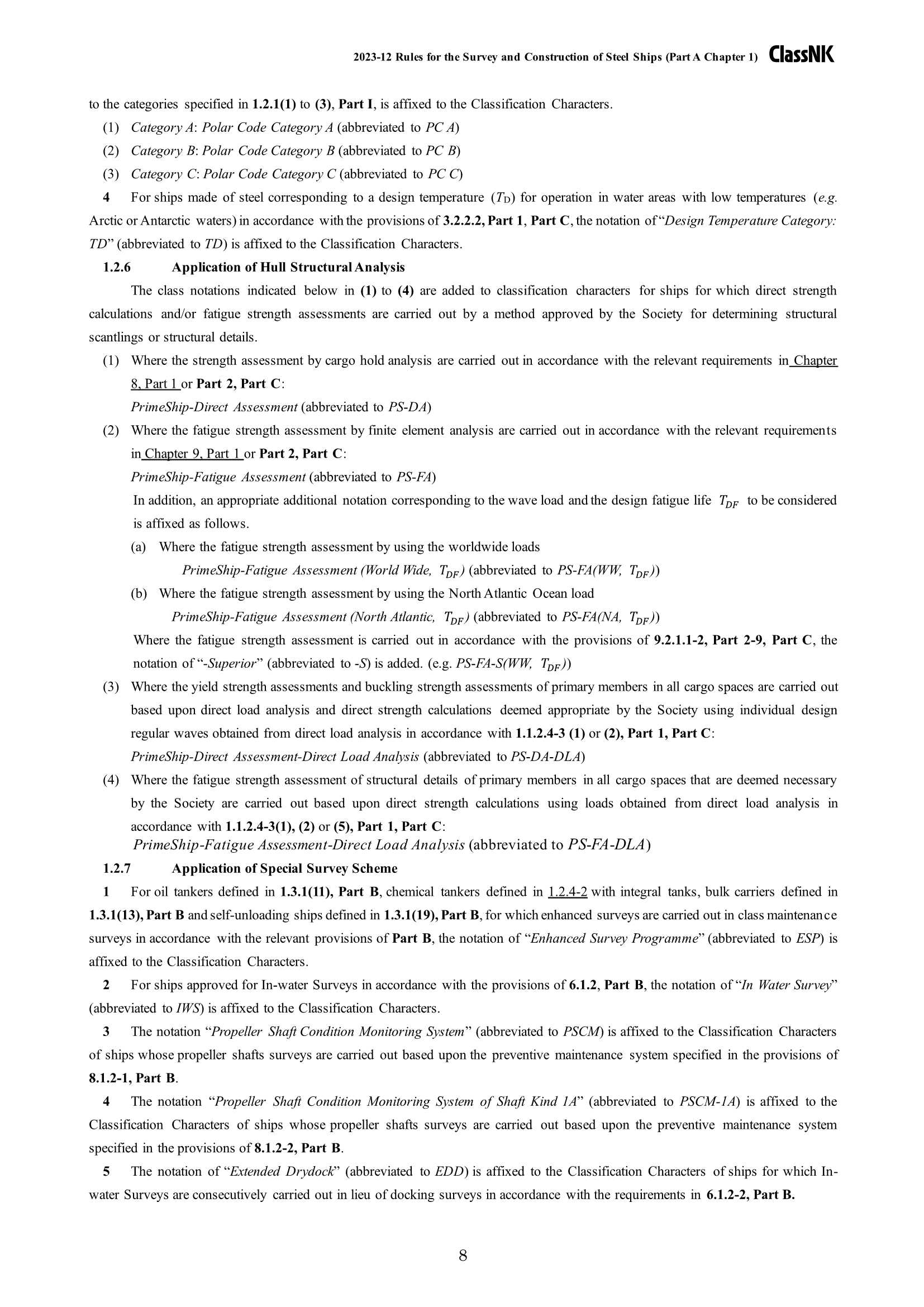 Rules & Guidance for the Survey and Construction of Steel Ships-Part A General Rules 2024 钢质船舶检验和建造规则 & 指南-Part _8.Png