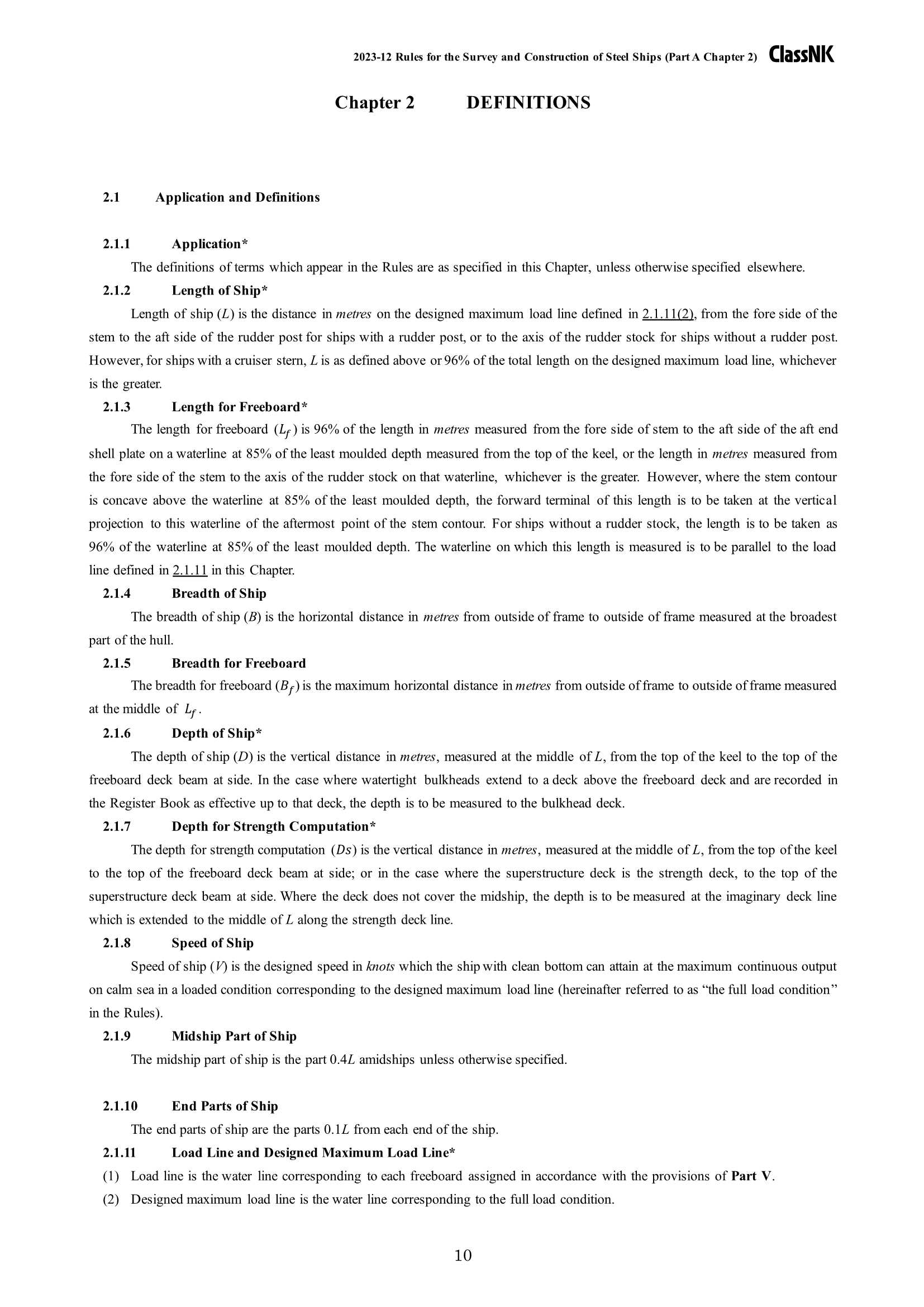 Rules & Guidance for the Survey and Construction of Steel Ships-Part A General Rules 2024 钢质船舶检验和建造规则 & 指南-Part _10.Png