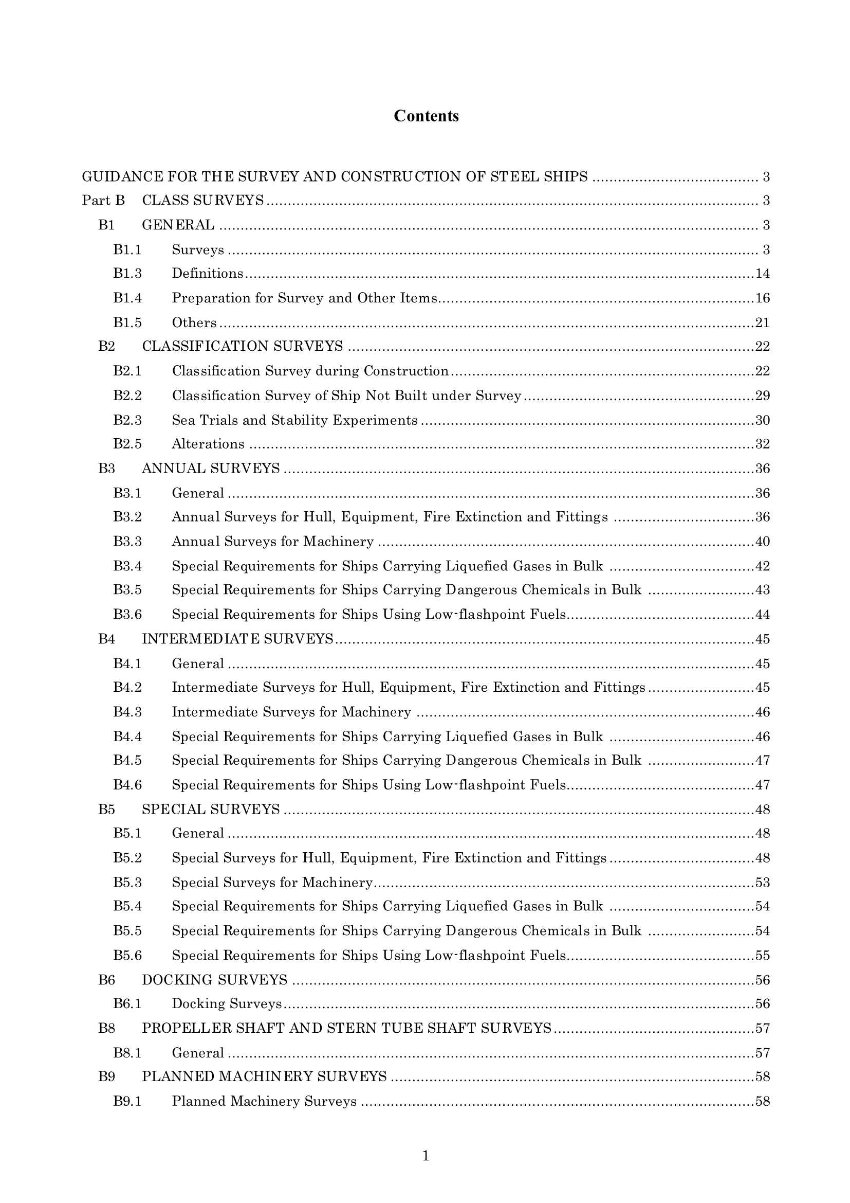 Rules & Guidance for the Survey and Construction of Steel Ships-Part B Class Surveys 2024 钢质船舶检验和建造规则 & 指南 Part B：_274.Png