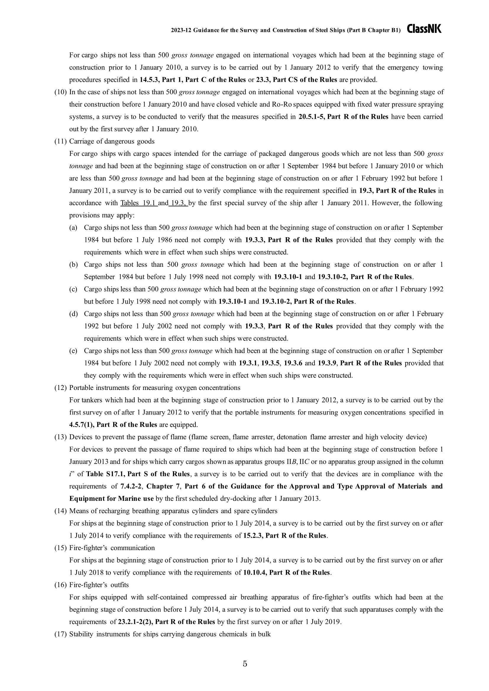 Rules & Guidance for the Survey and Construction of Steel Ships-Part B Class Surveys 2024 钢质船舶检验和建造规则 & 指南 Part B：_278.Png