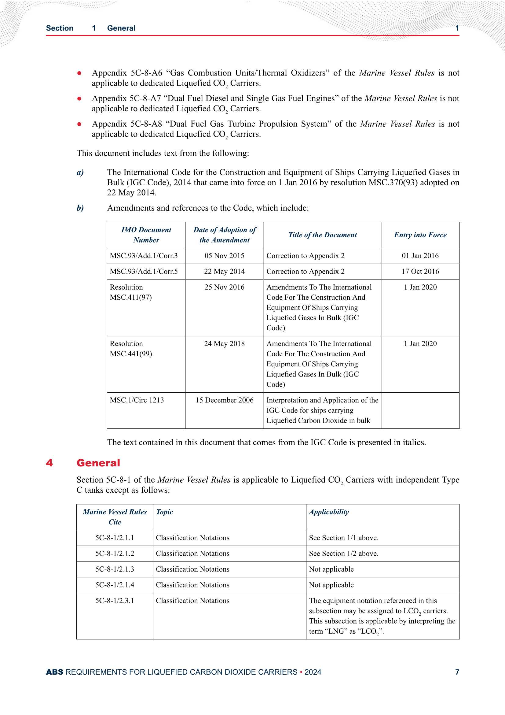 Requirements for Liquefied Carbon Dioxide Carriers (2_8.Png
