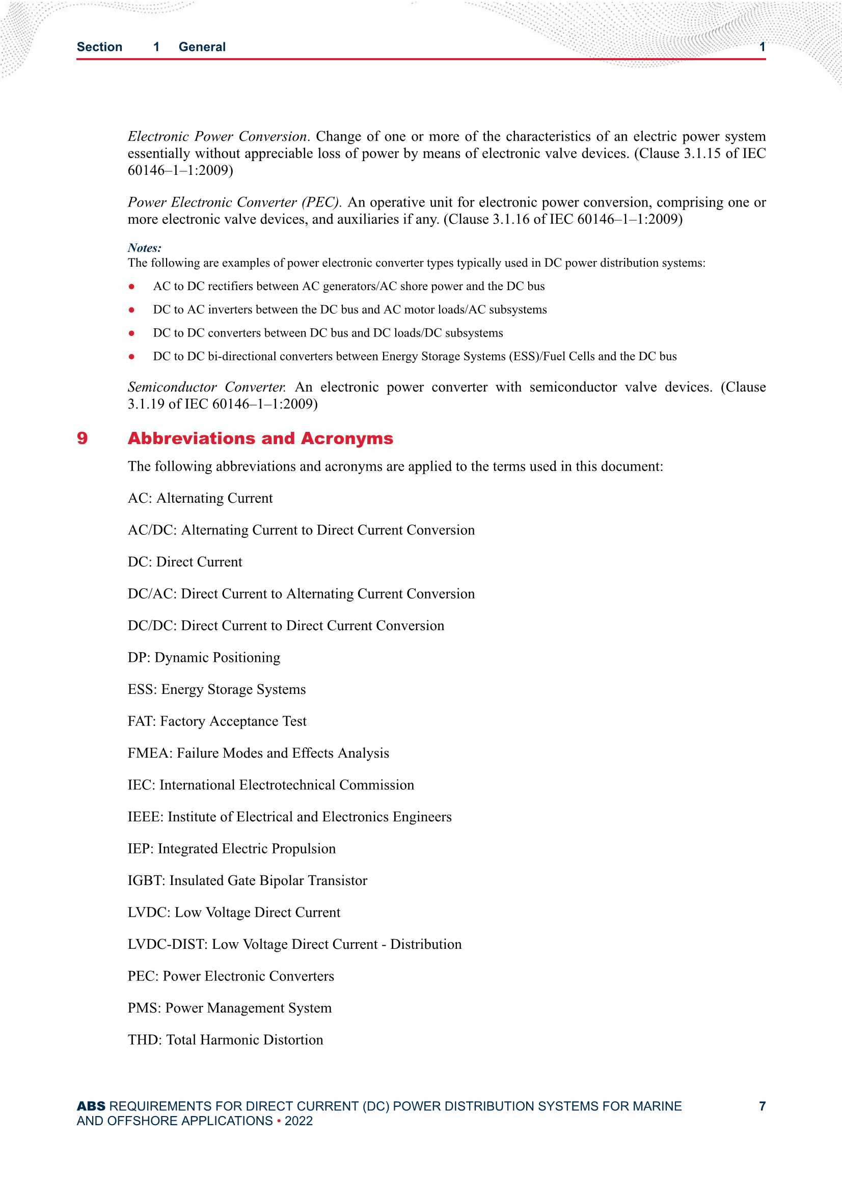 Requirements for Direct Current (DC) Power Distribution Systems for Marine and Offshore Applications (2_8.Png