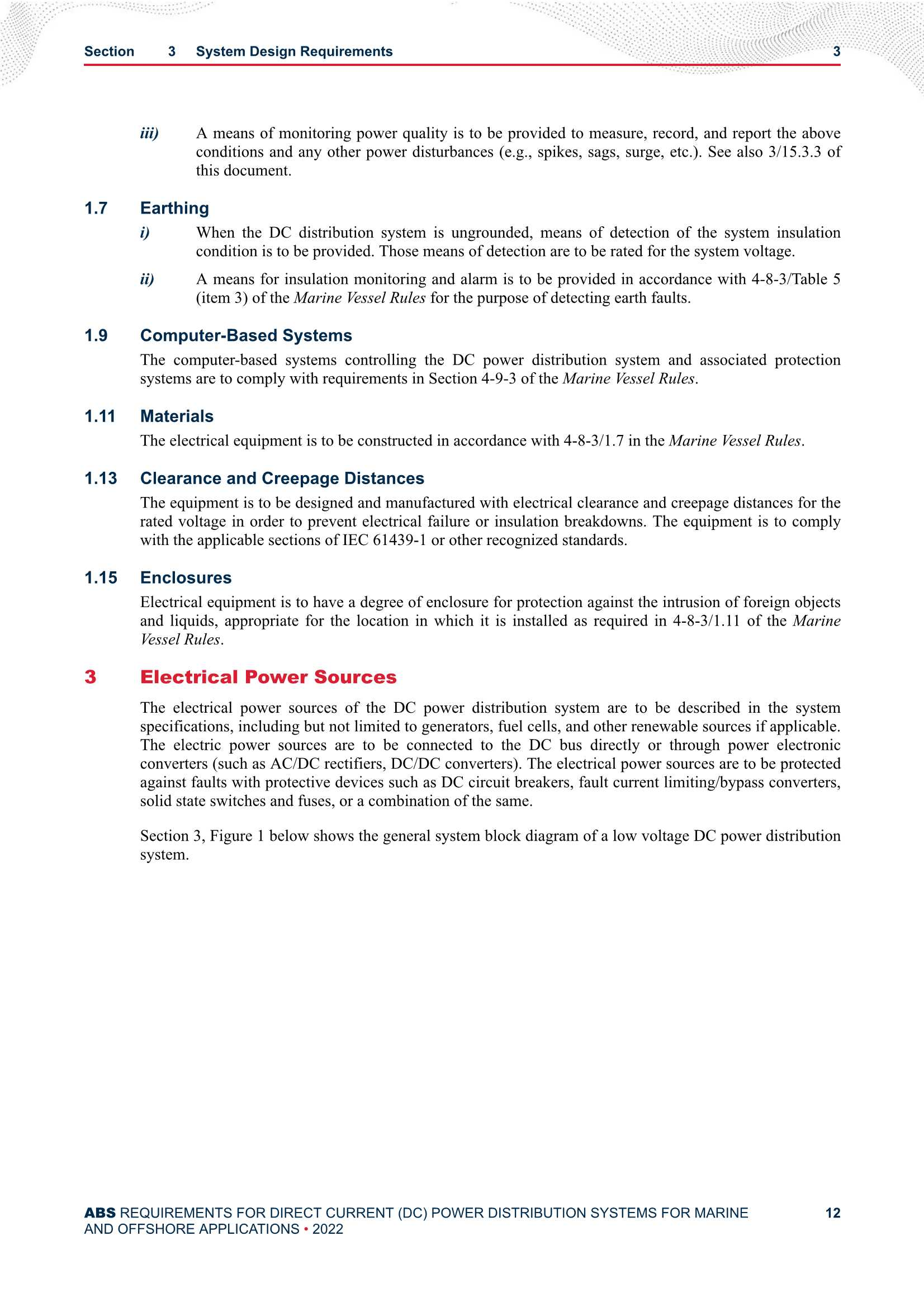 Requirements for Direct Current (DC) Power Distribution Systems for Marine and Offshore Applications (2_13.Png
