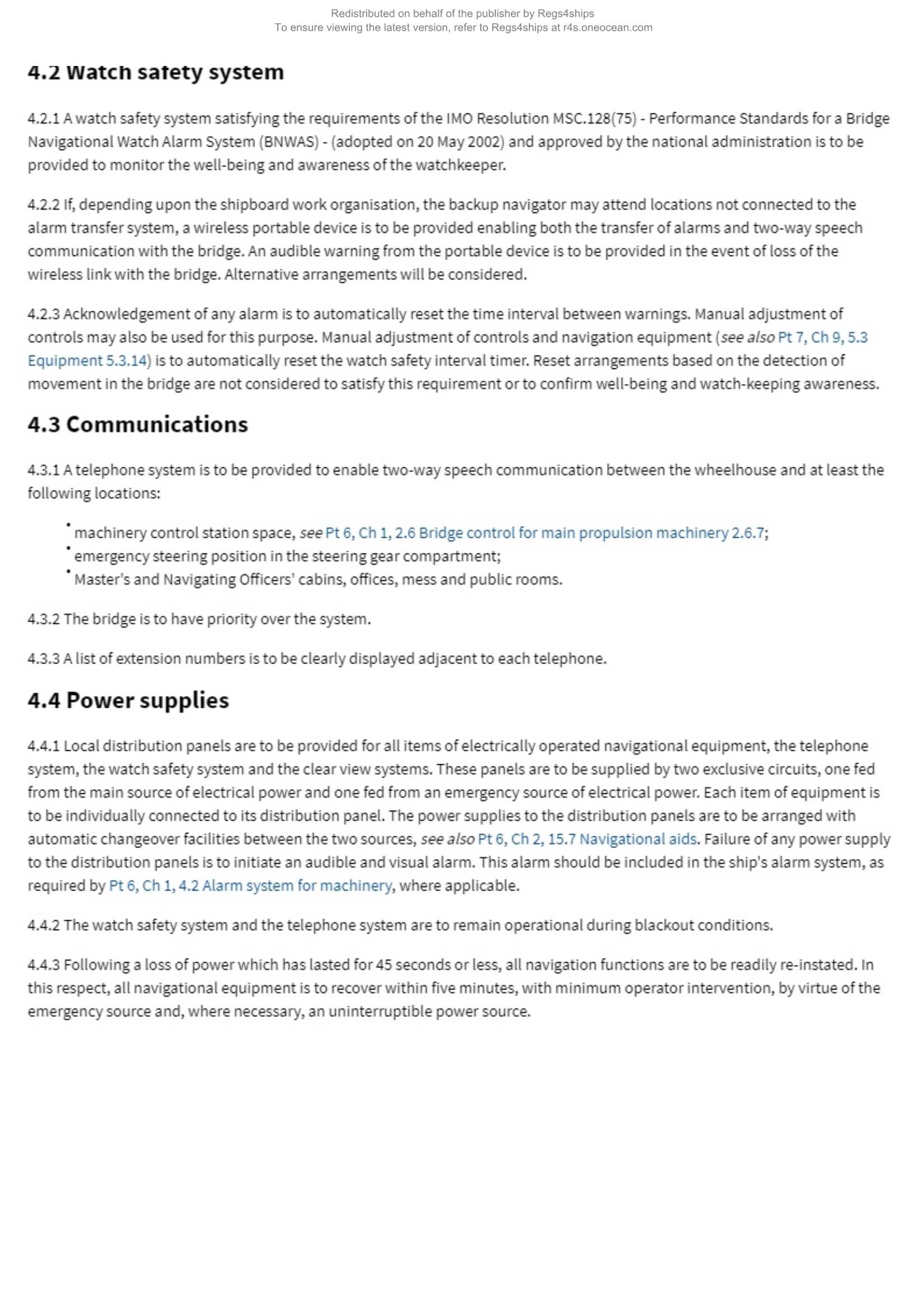 LR-RU-001 Rules and Regulations for the Classification of Ships-Part 7 Other Ship Types and Systems-Chapter 9 Navigational Arrangements and Integrated Bridge Systems (2024) _12.Png