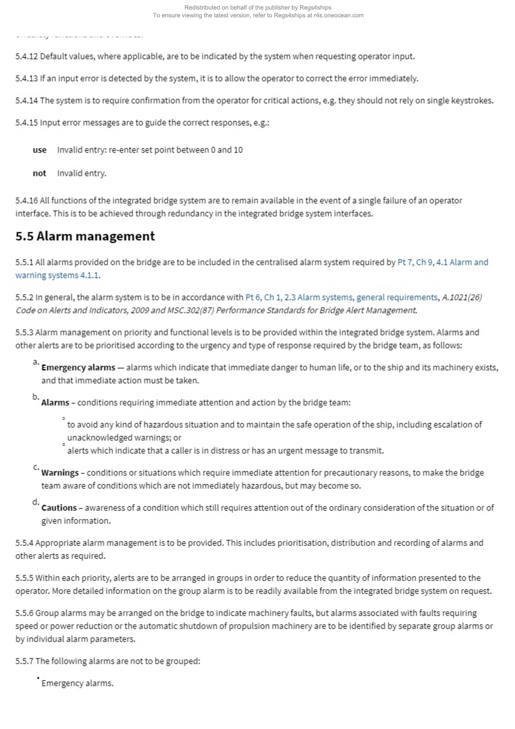 LR-RU-001 Rules and Regulations for the Classification of Ships-Part 7 Other Ship Types and Systems-Chapter 9 Navigational Arrangements and Integrated Bridge Systems (2024) _16.Png