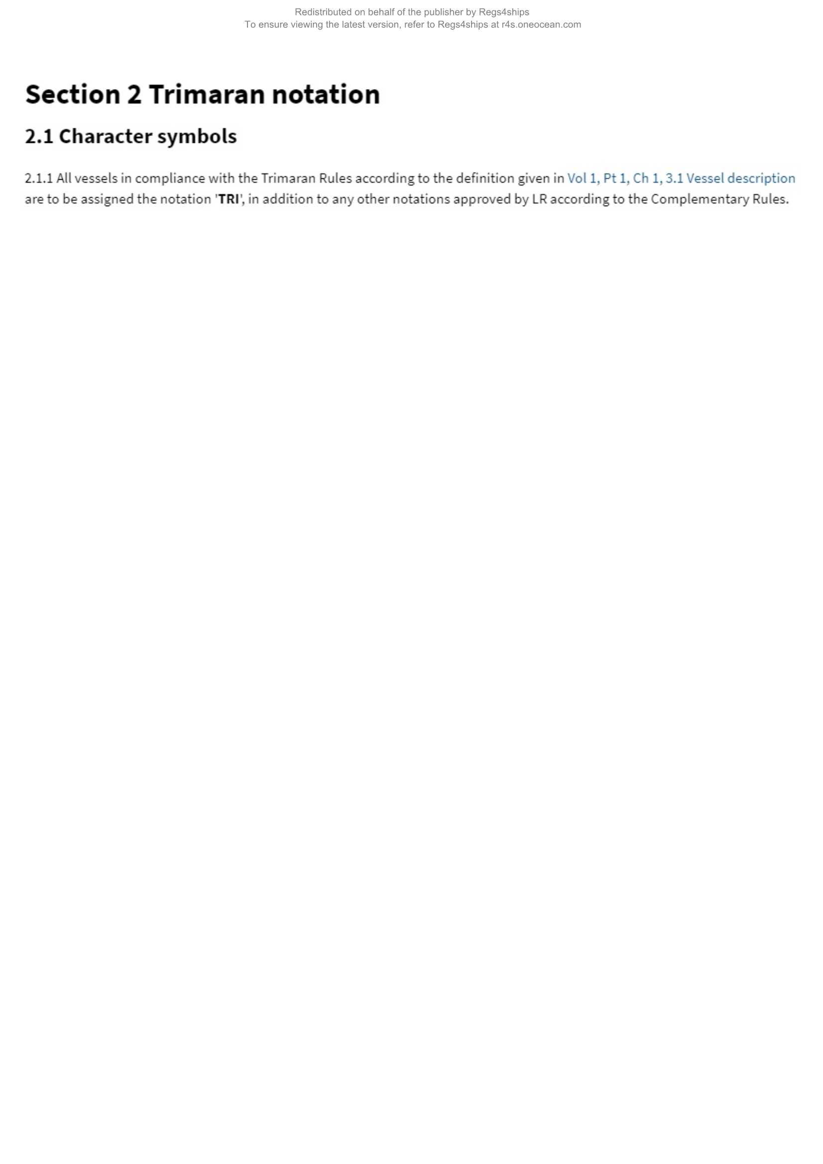 LR-RU-014 Rules for the Classification of Trimarans (2024) 三体船舶的入级规范_3.Png