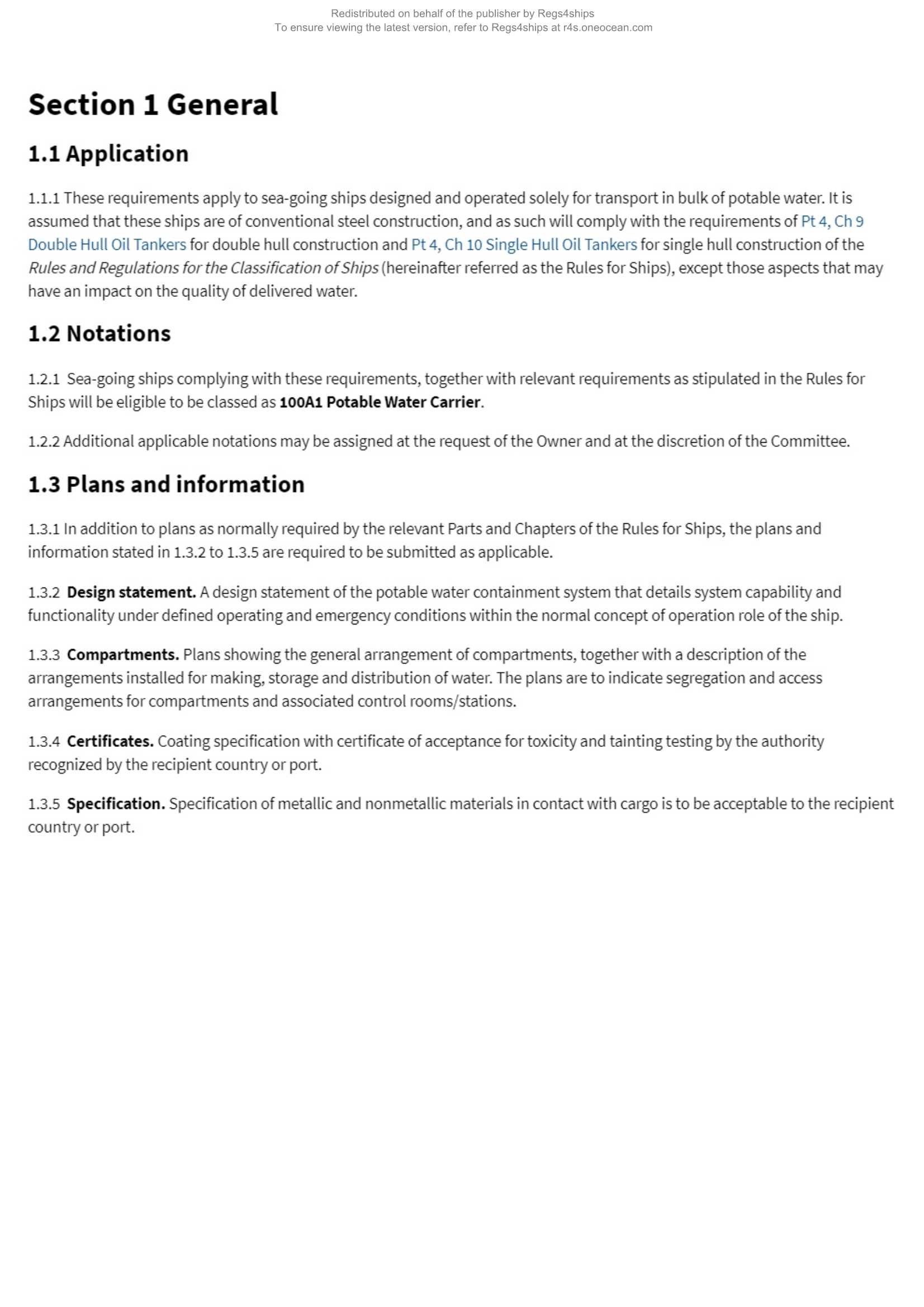 LR-RU-018 Rules for the Classification of Potable Water Carriers (2024) 饮用水运输船的入级规范_1.Png