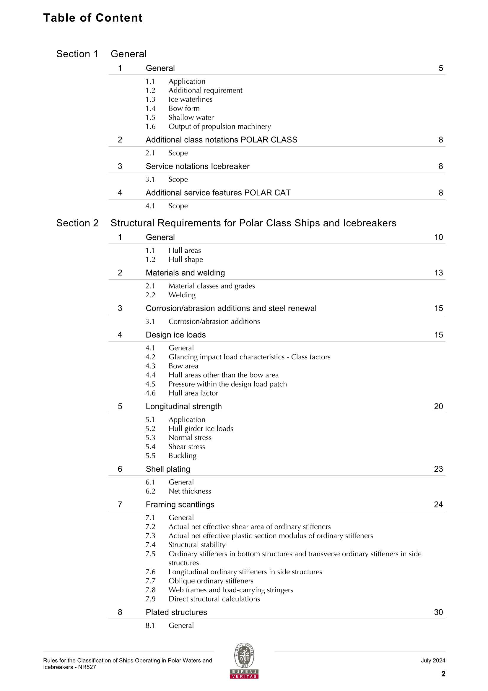 NR527 Rules for the Classification of Ships Operating in Polar Waters and Icebreakers (2024-07)极地水域船舶和破冰船的_4.Png
