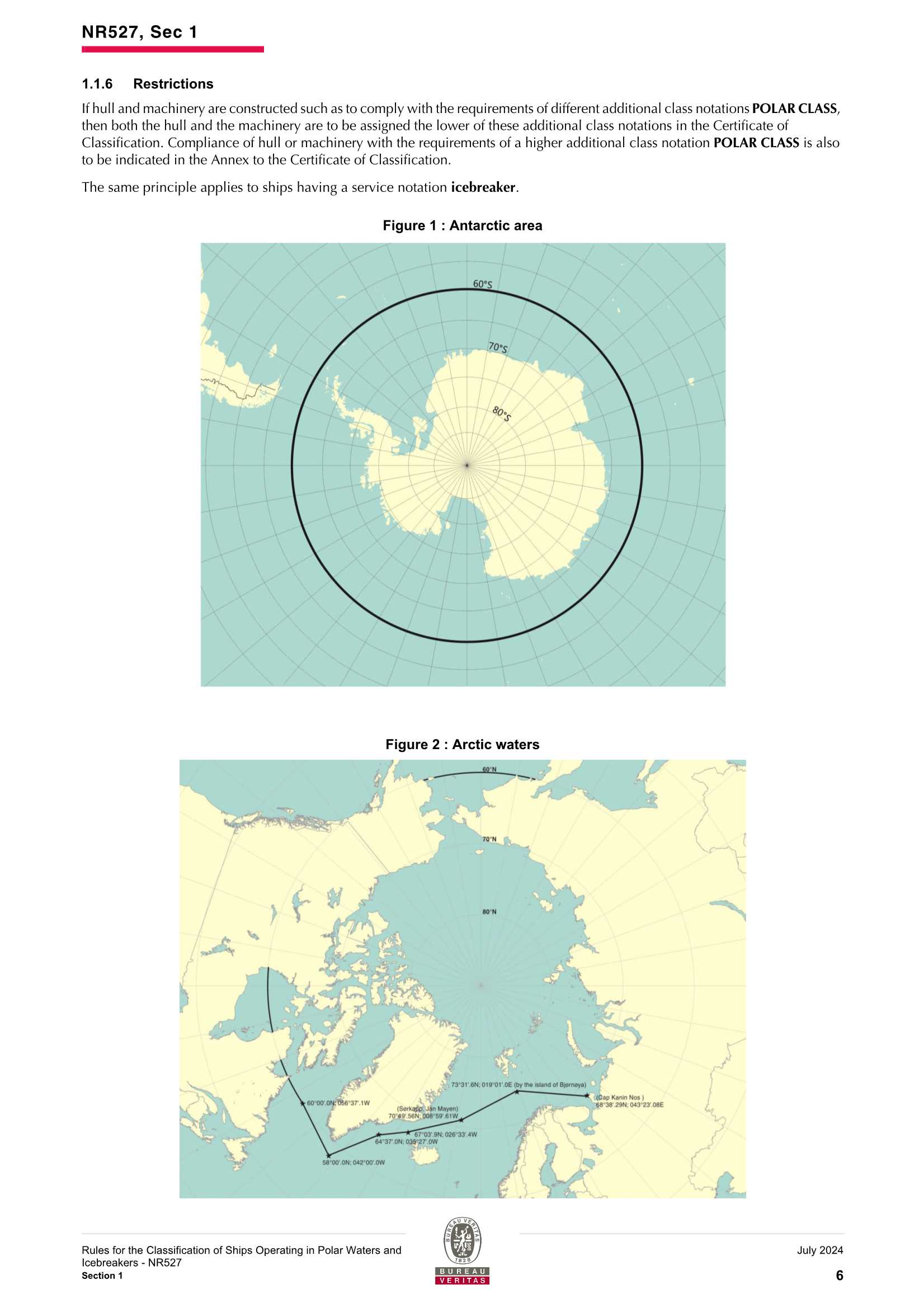 NR527 Rules for the Classification of Ships Operating in Polar Waters and Icebreakers (2024-07)极地水域船舶和破冰船的_8.Png
