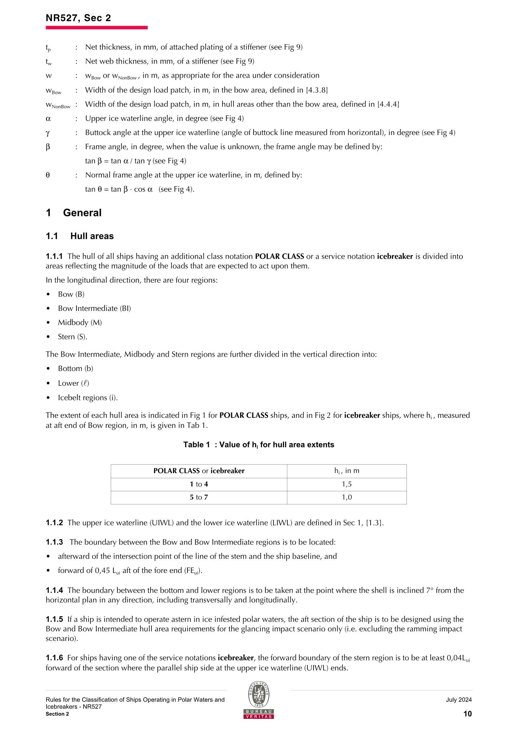 NR527 Rules for the Classification of Ships Operating in Polar Waters and Icebreakers (2024-07)极地水域船舶和破冰船的_12.Png