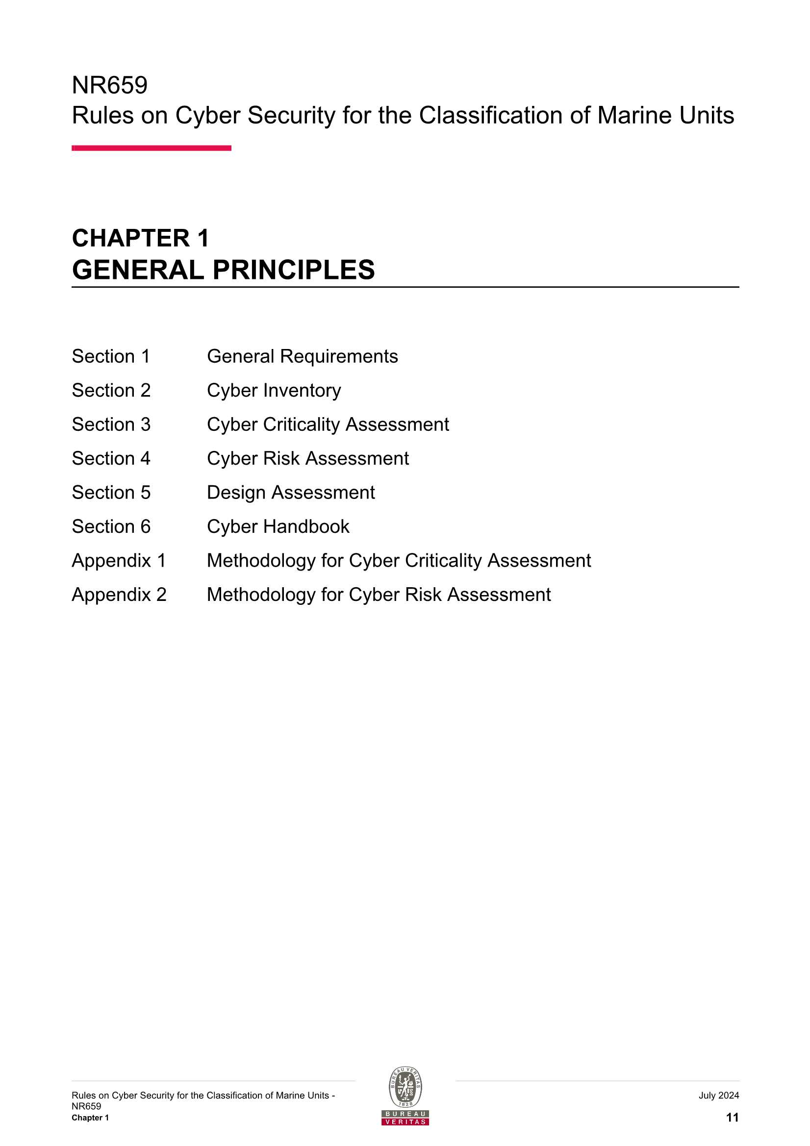 NR659 Rules on Cyber Security for the Classification of Marine Units (2024-07) 海上装置的网络_13.Png