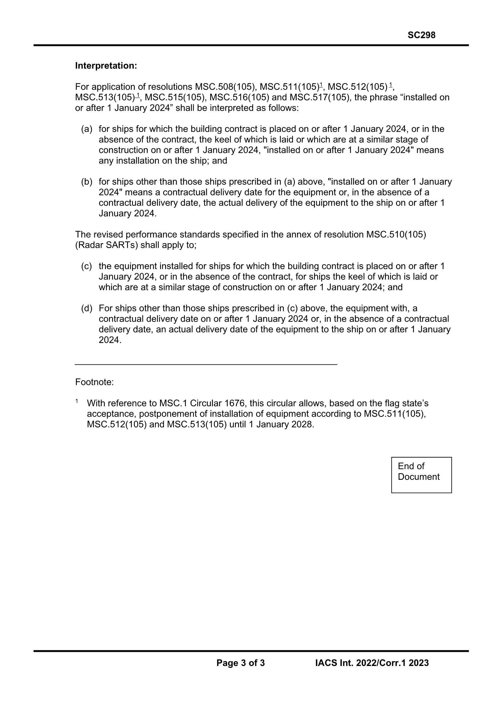 UI SC298(Corr.1) Interpretations of Various Performance Standards Related to GMDSS Radio Installations GMDSS设备性能标准的相关解释_3.Png