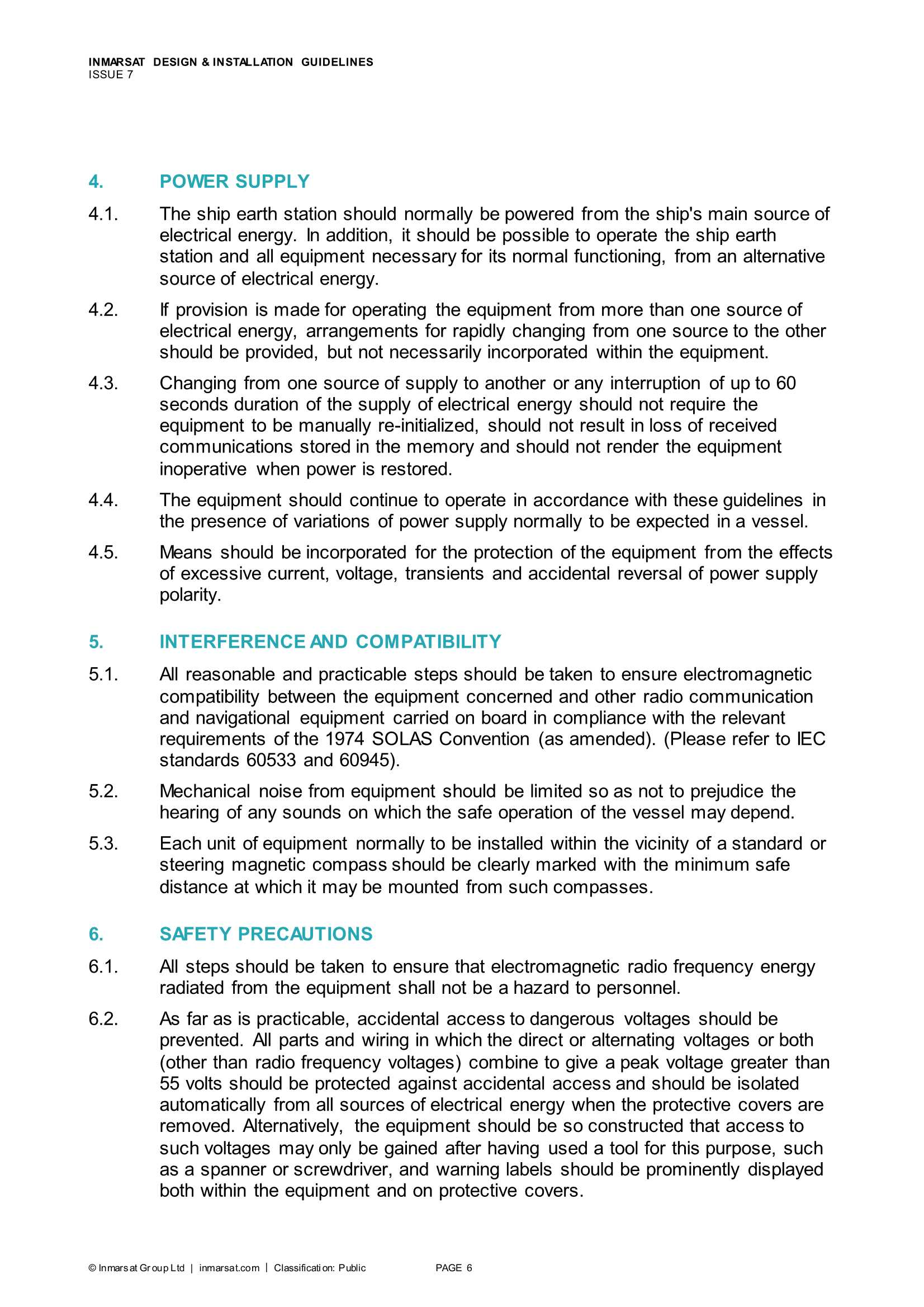 INMARSAT MARITIME DESIGN & INSTALLATION GUIDELINES (DIGS) 国际海事卫星组织海事船站设计与_8.Png