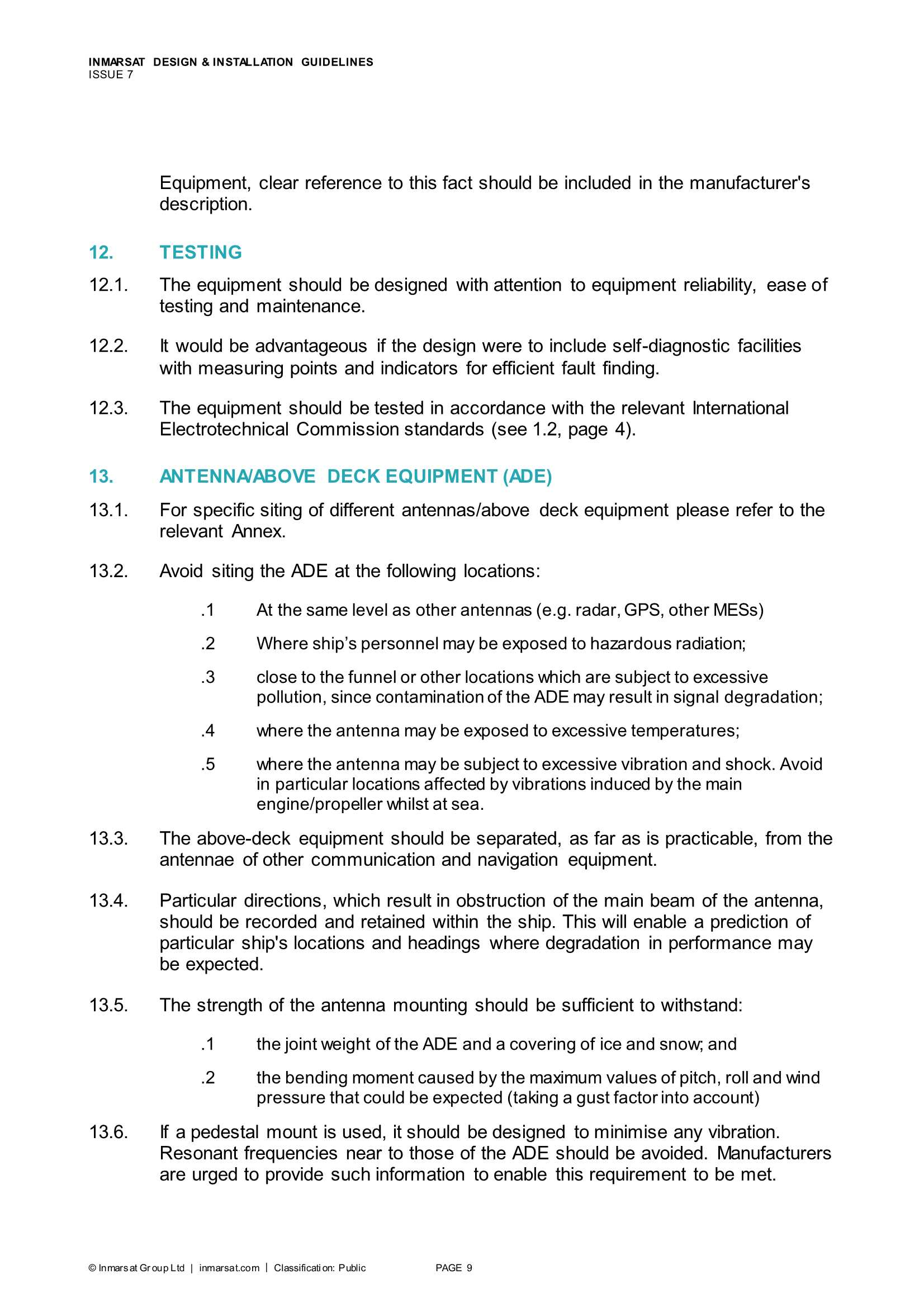 INMARSAT MARITIME DESIGN & INSTALLATION GUIDELINES (DIGS) 国际海事卫星组织海事船站设计与_11.Png