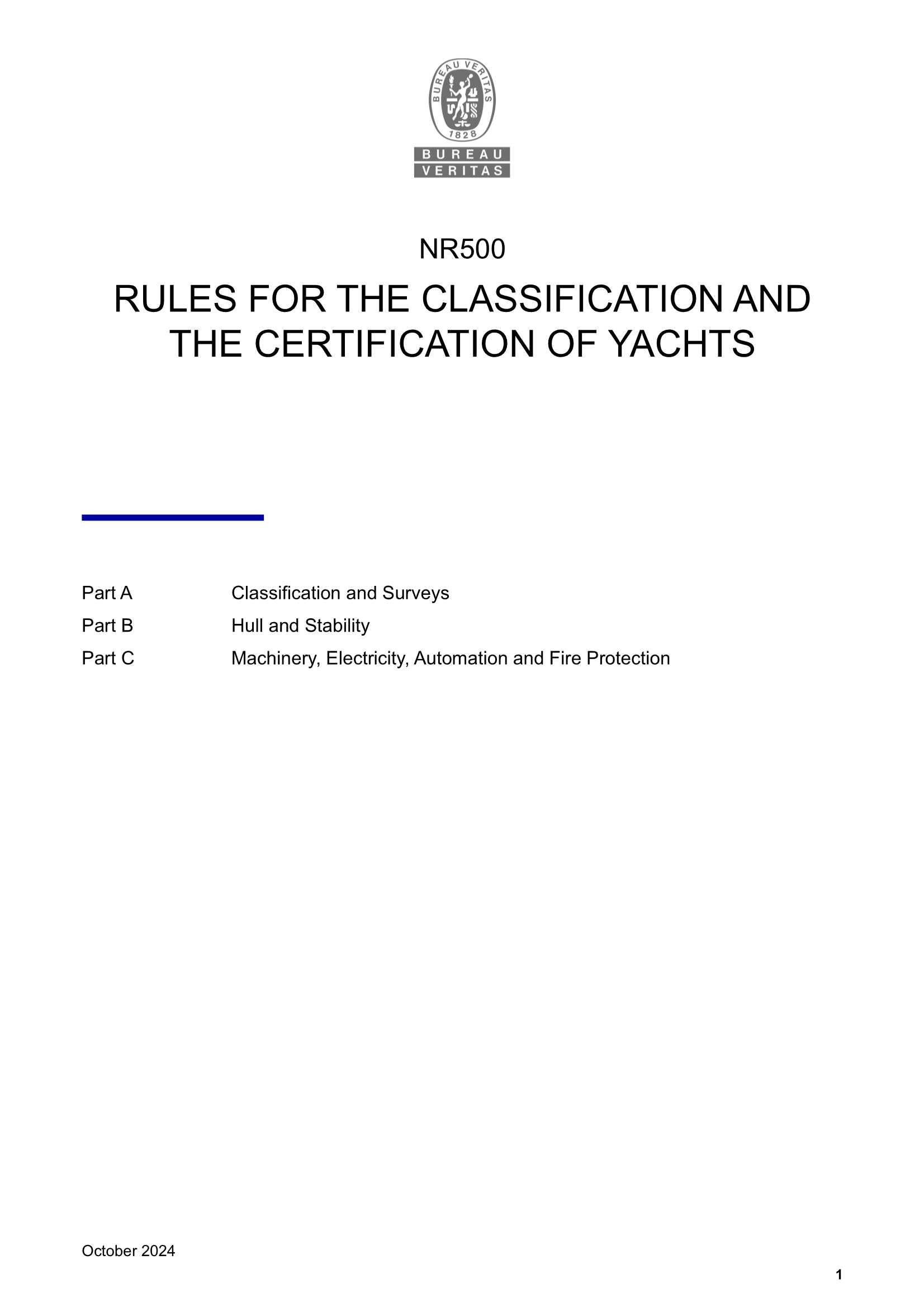 NR500 Rules for the Classification and the Certification of Yachts (2024-10) 游艇入级和_3.Png