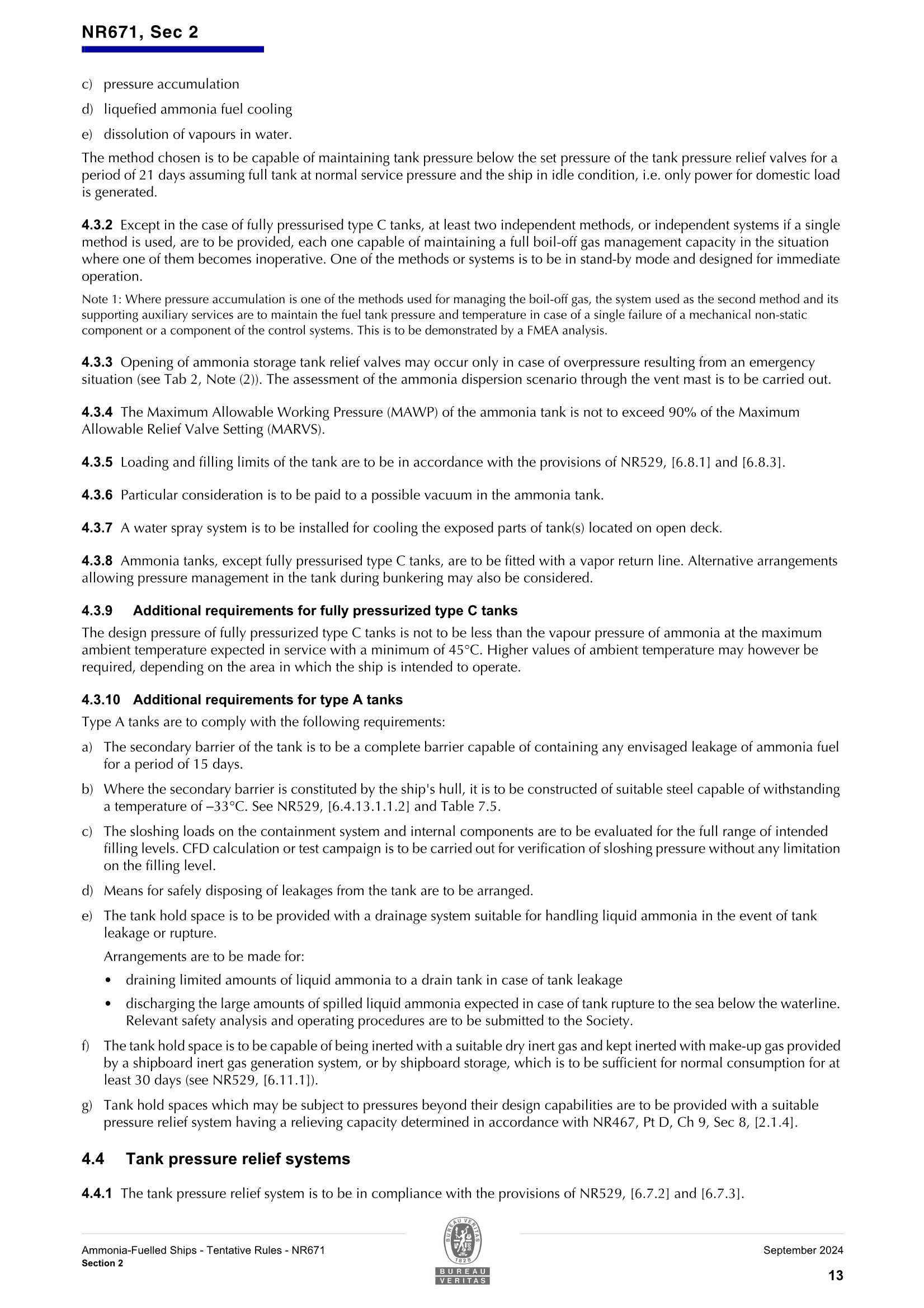 NR671  Ammonia-Fuelled Ships (Tentative Rules) (2024-09) 氨燃料船舶的_15.Png