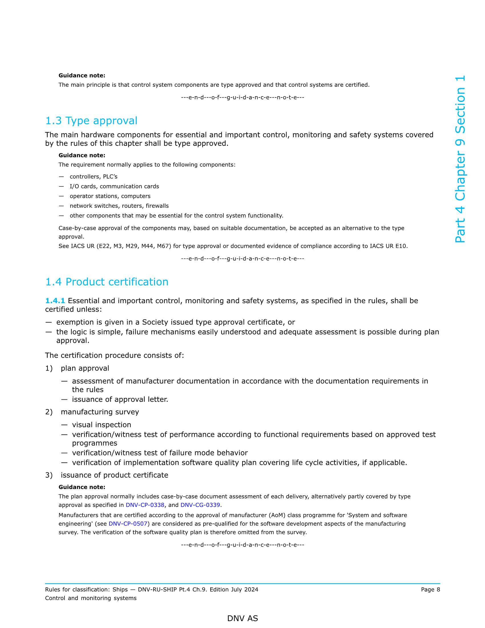 DNV-RU-SHIP Pt.4 Ch.9 Control and monitoring systems (2024) 监测和_8.Png
