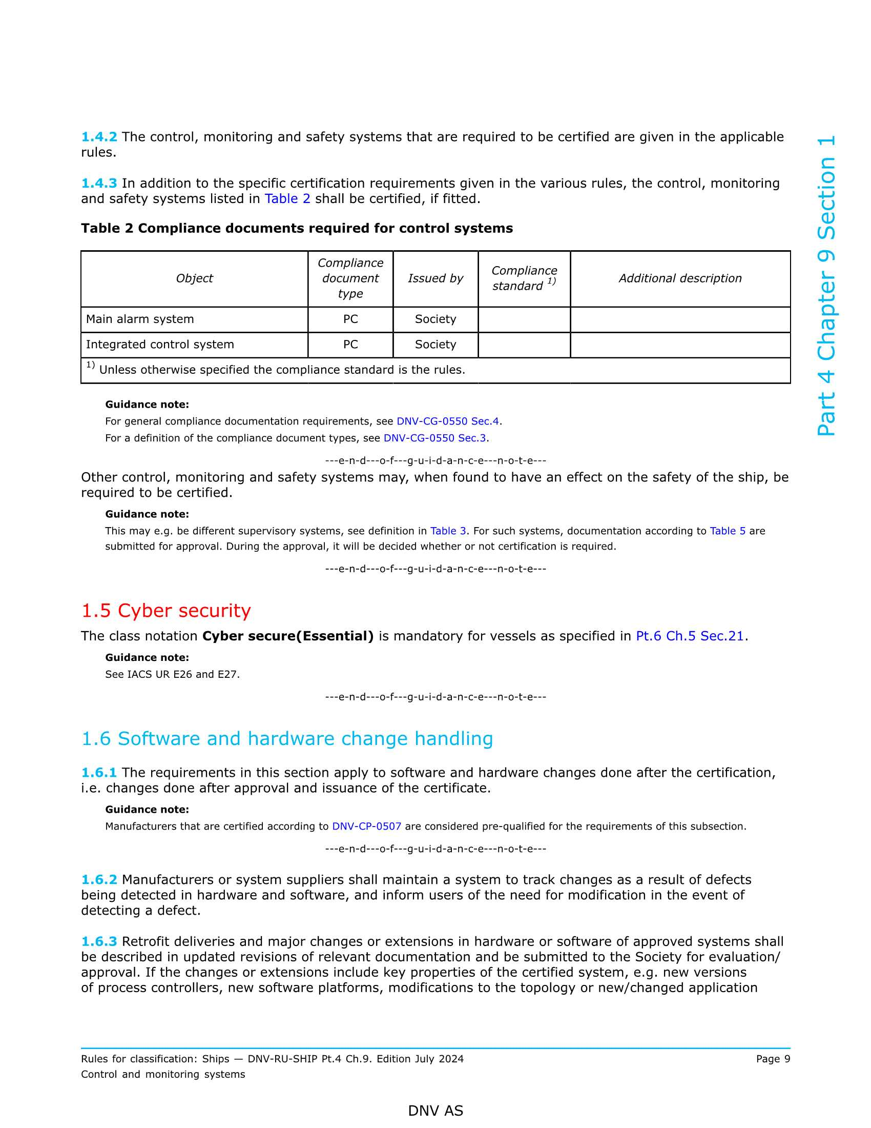 DNV-RU-SHIP Pt.4 Ch.9 Control and monitoring systems (2024) 监测和_9.Png