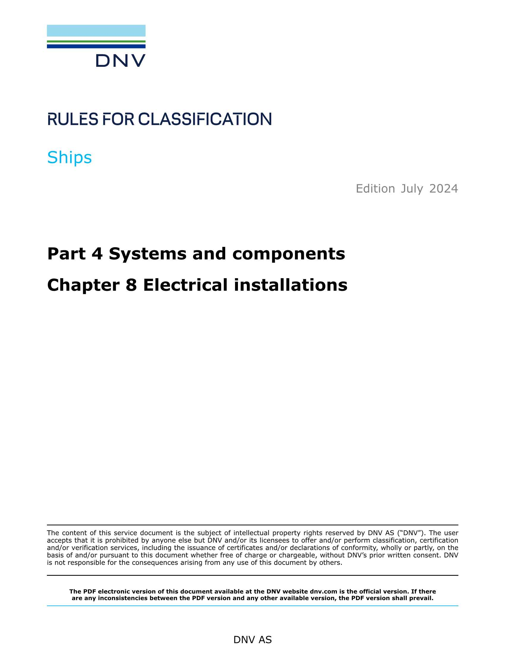 DNV-RU-SHIP Pt.4 Ch.8 Electrical installations (2024) _1.Png