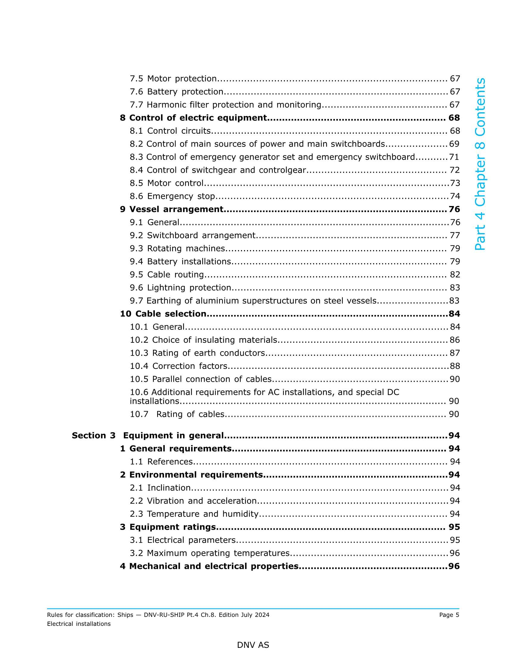 DNV-RU-SHIP Pt.4 Ch.8 Electrical installations (2024) _5.Png