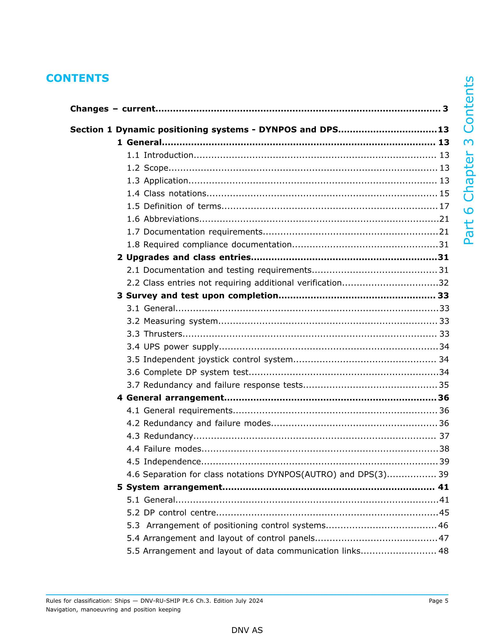 DNV-RU-SHIP Pt.6 Ch.3 Navigation, manoeuvring and position keeping (2024) 导航、操纵和位置保持（附加造_5.Png