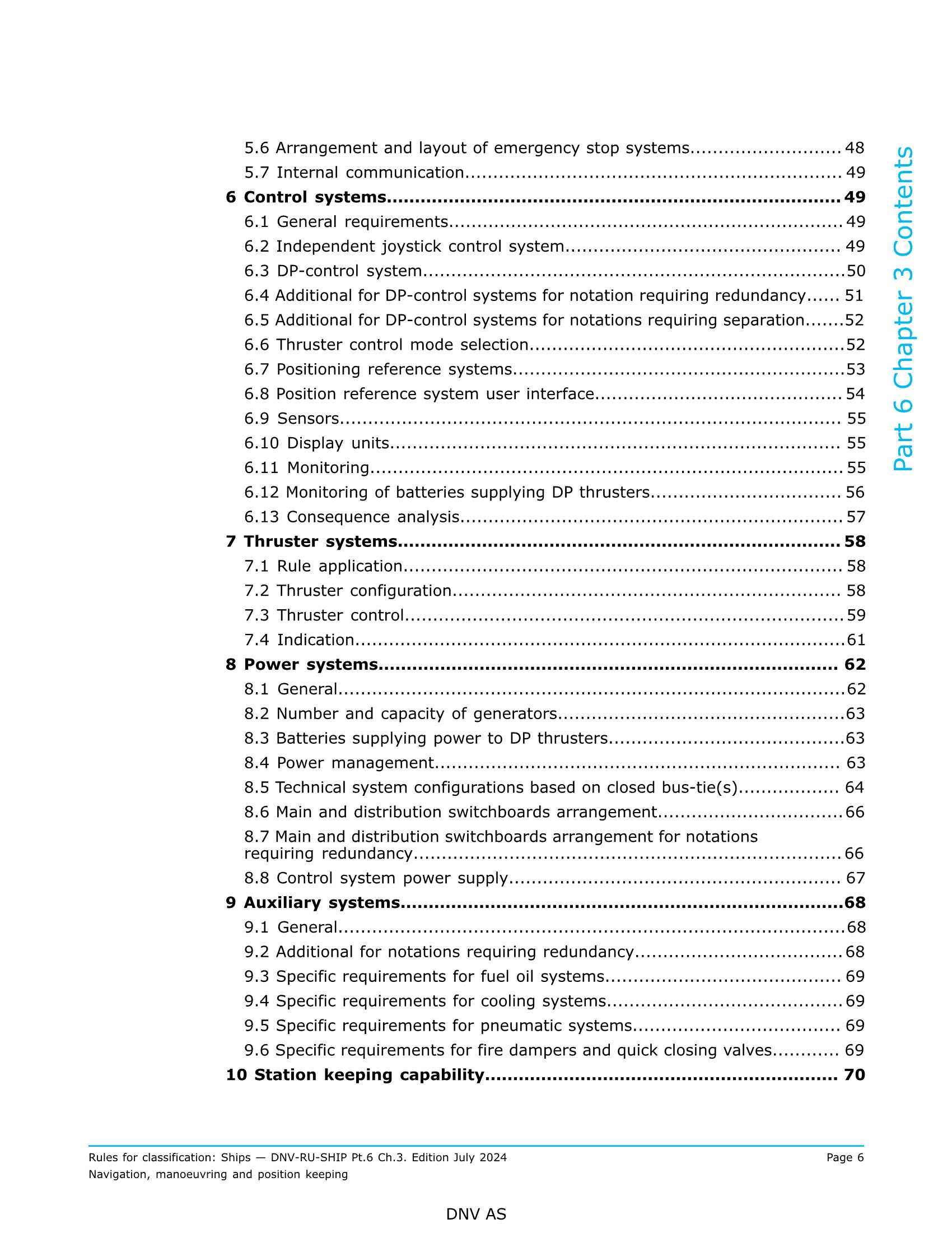 DNV-RU-SHIP Pt.6 Ch.3 Navigation, manoeuvring and position keeping (2024) 导航、操纵和位置保持（附加造_6.Png