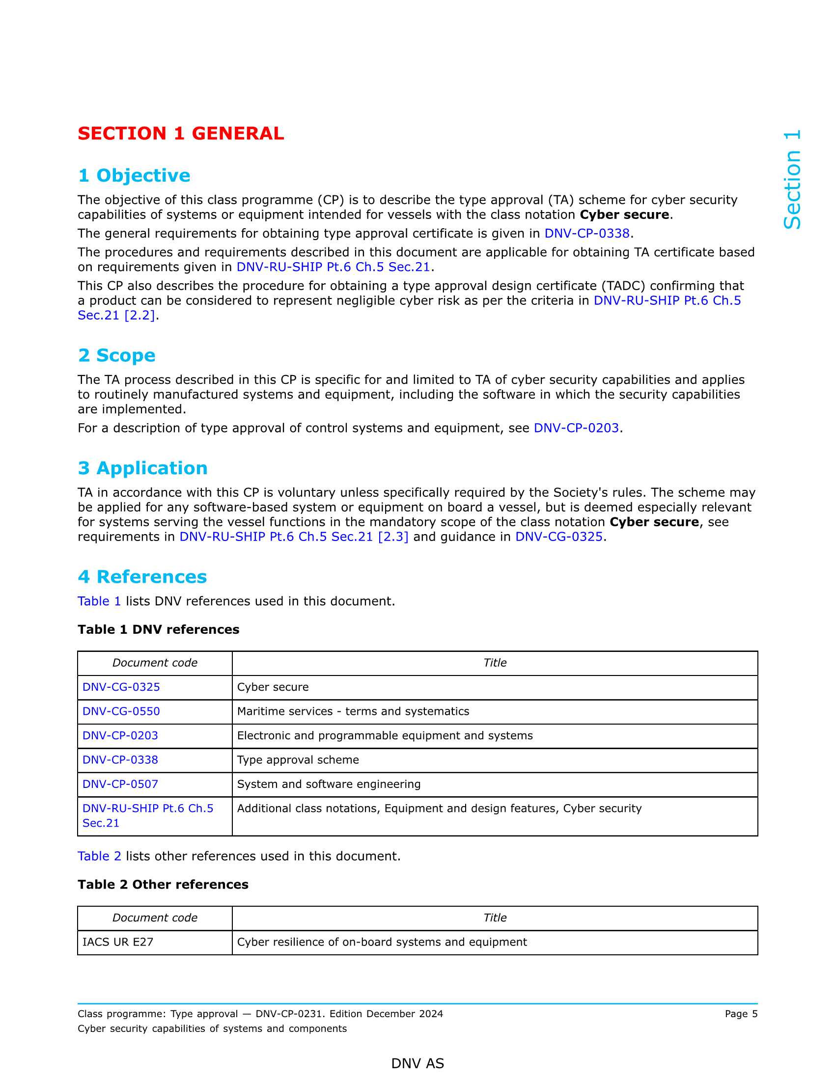 DNV-CP-0231 Cyber security capabilities of systems and components (2024) 系统和组件的_5.Png