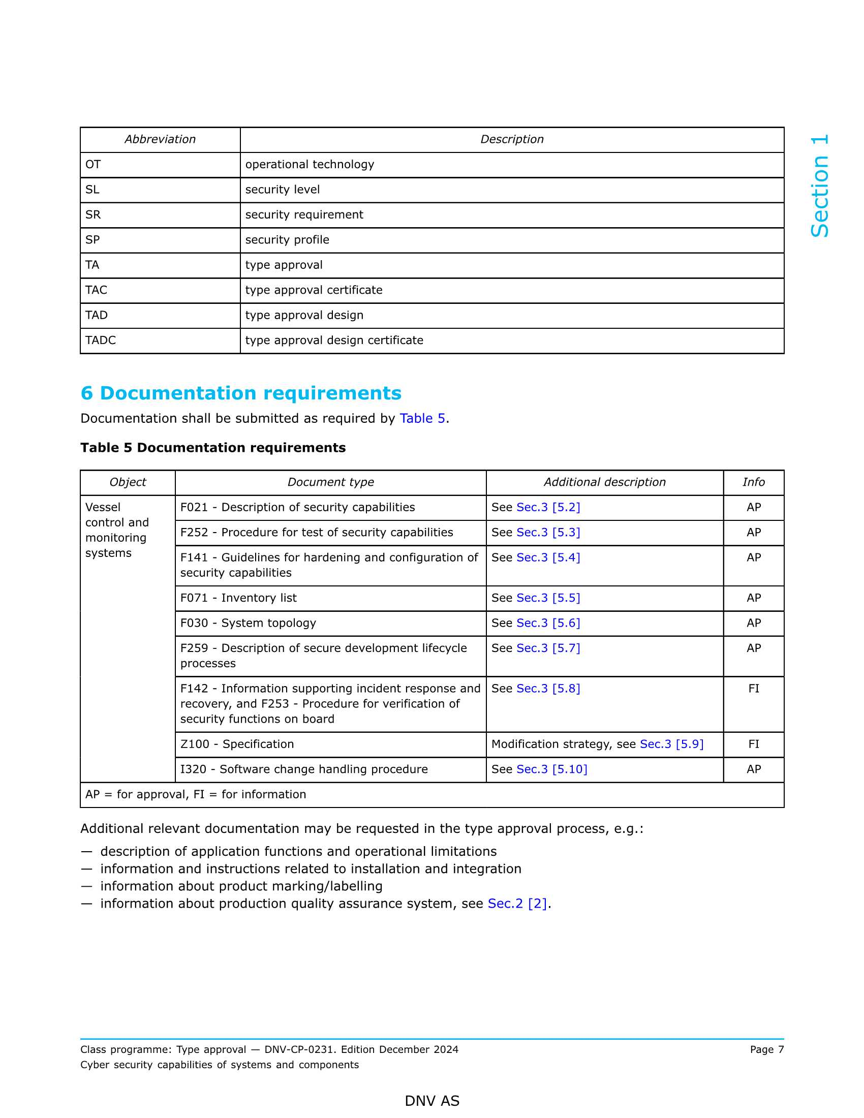 DNV-CP-0231 Cyber security capabilities of systems and components (2024) 系统和组件的_7.Png