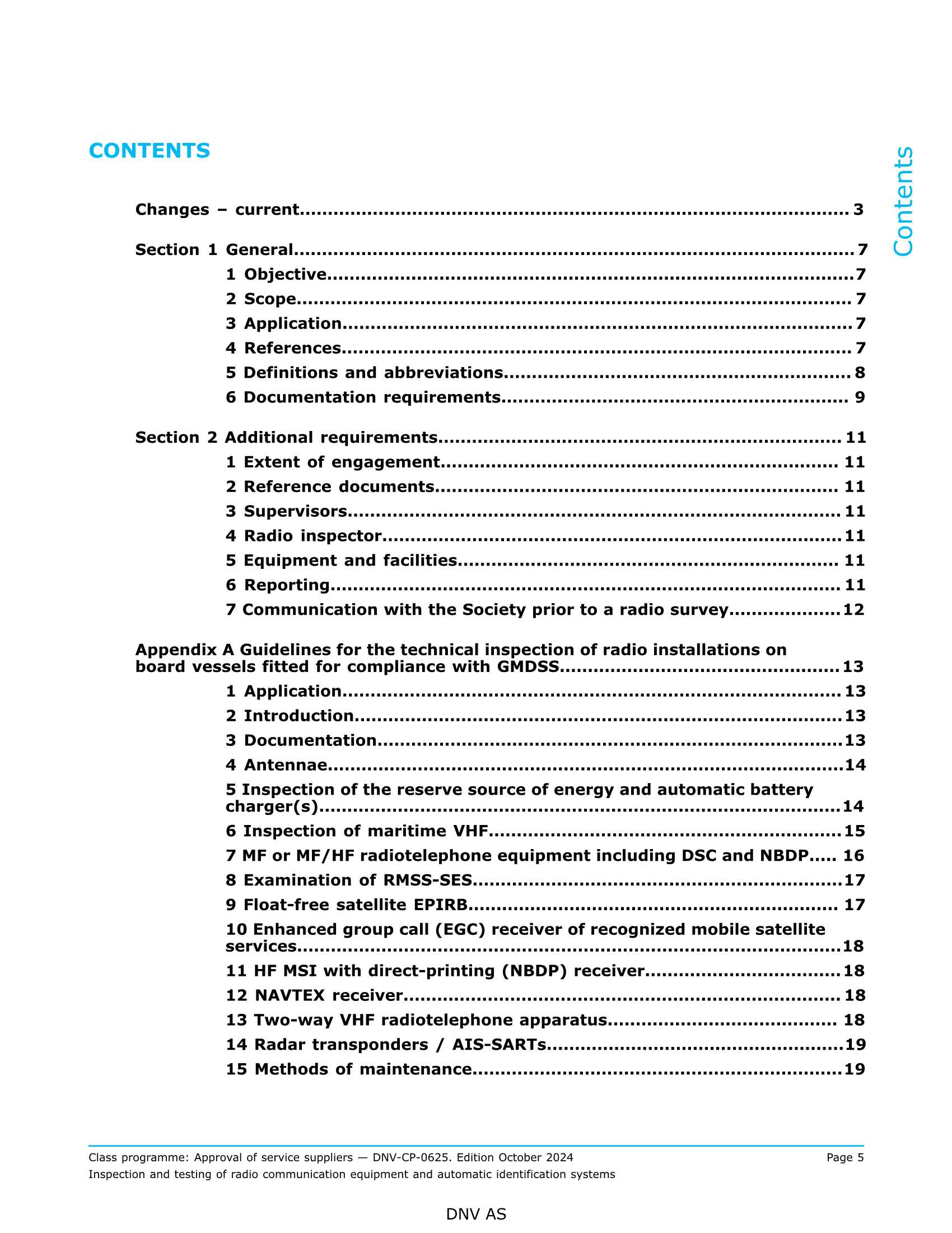 DNV-CP-0625 Inspection and Testing of Radio Communication Equipment and Automatic Identification Systems (2024) 无线通信设备和自动识别系统的检_5.Png