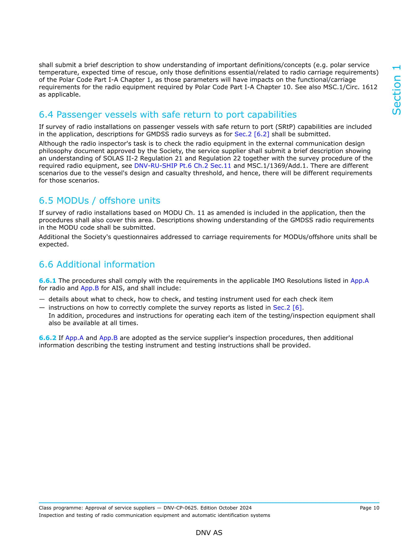 DNV-CP-0625 Inspection and Testing of Radio Communication Equipment and Automatic Identification Systems (2024) 无线通信设备和自动识别系统的检_10.Png