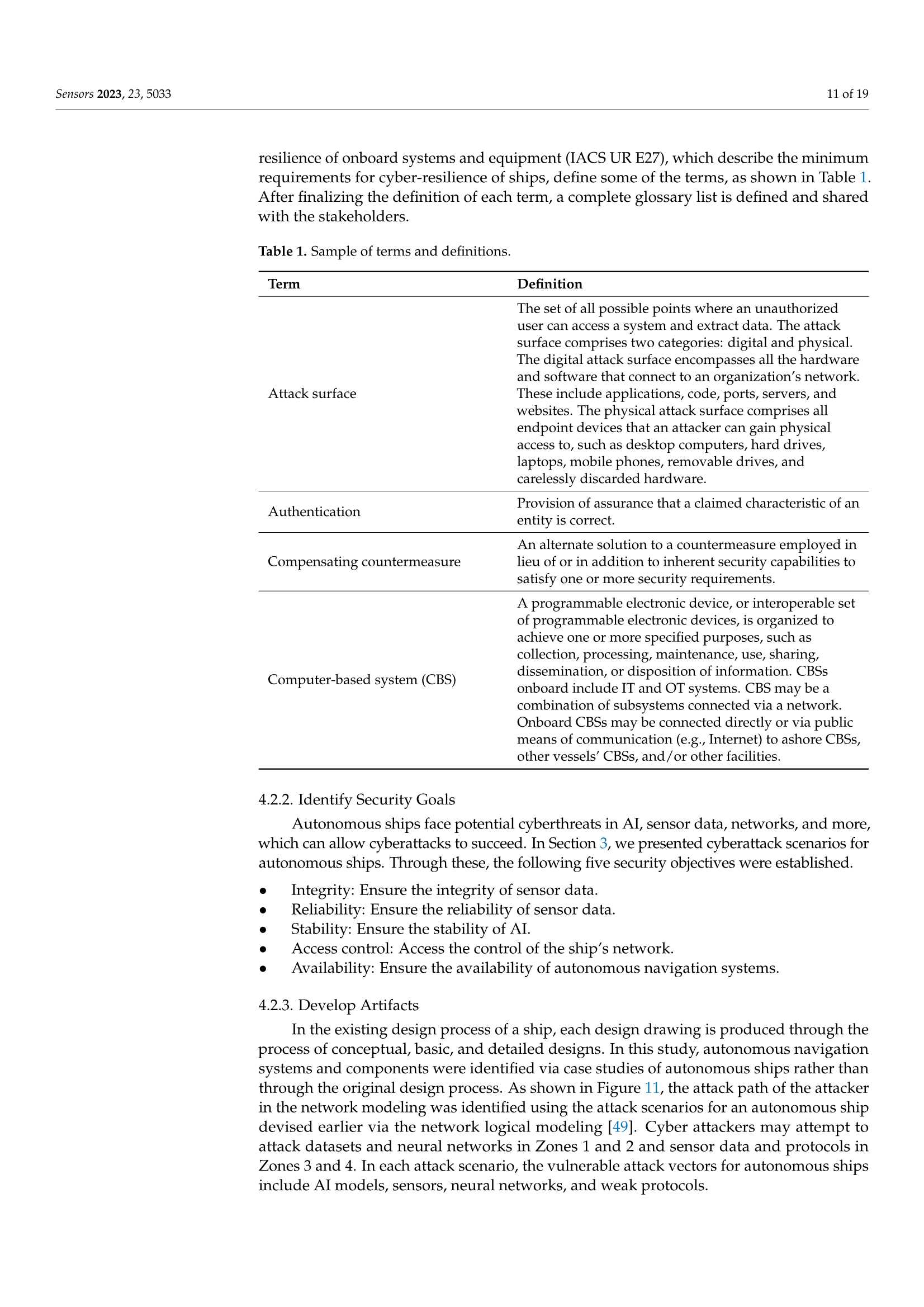 Formulating Cybersecurity Requirements for Autonomous Ships Using the SQUARE Methodology 使用SQUARE方法制定自主船舶的网络安全要求_11.Png