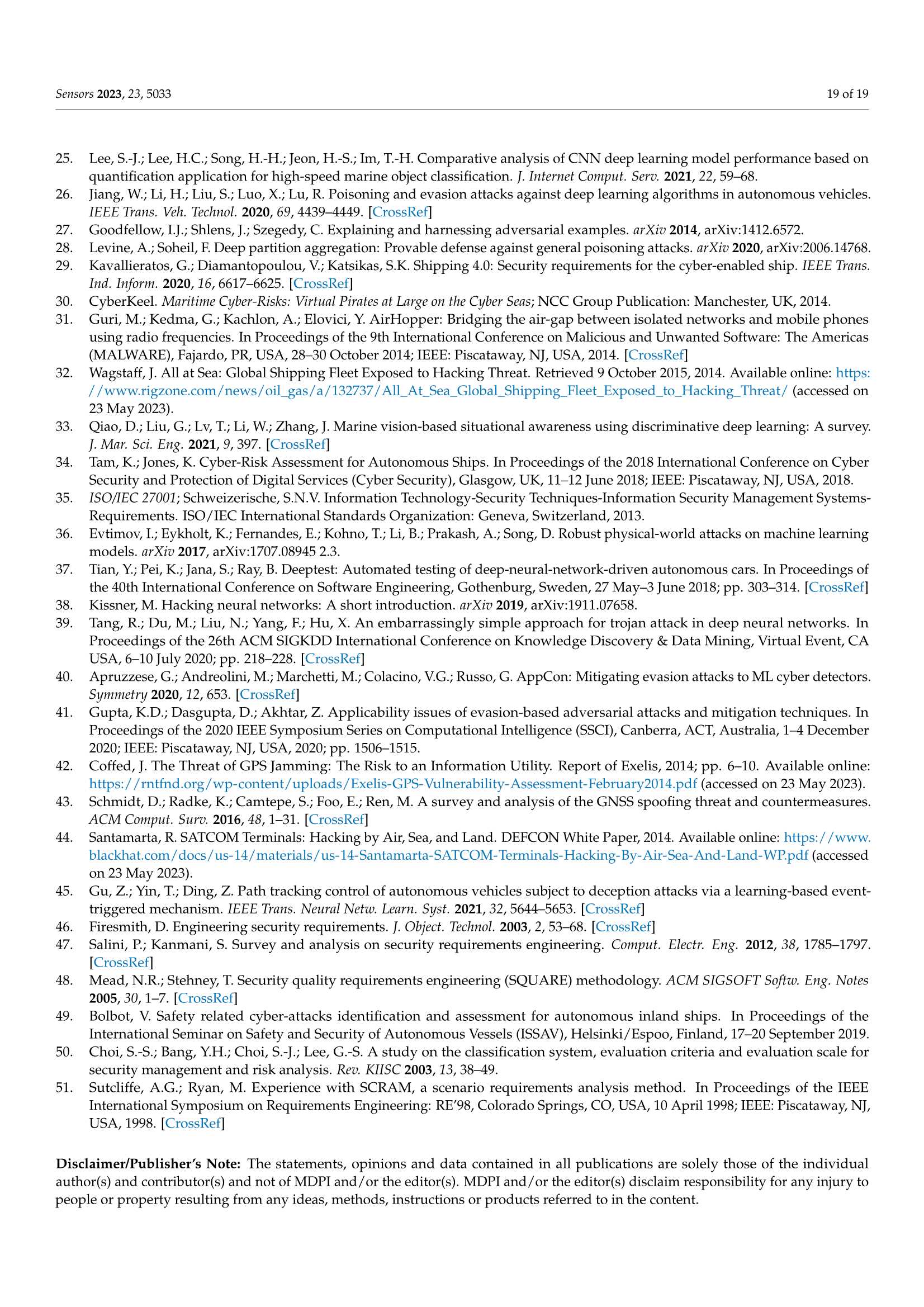 Formulating Cybersecurity Requirements for Autonomous Ships Using the SQUARE Methodology 使用SQUARE方法制定自主船舶的网络安全要求_19.Png