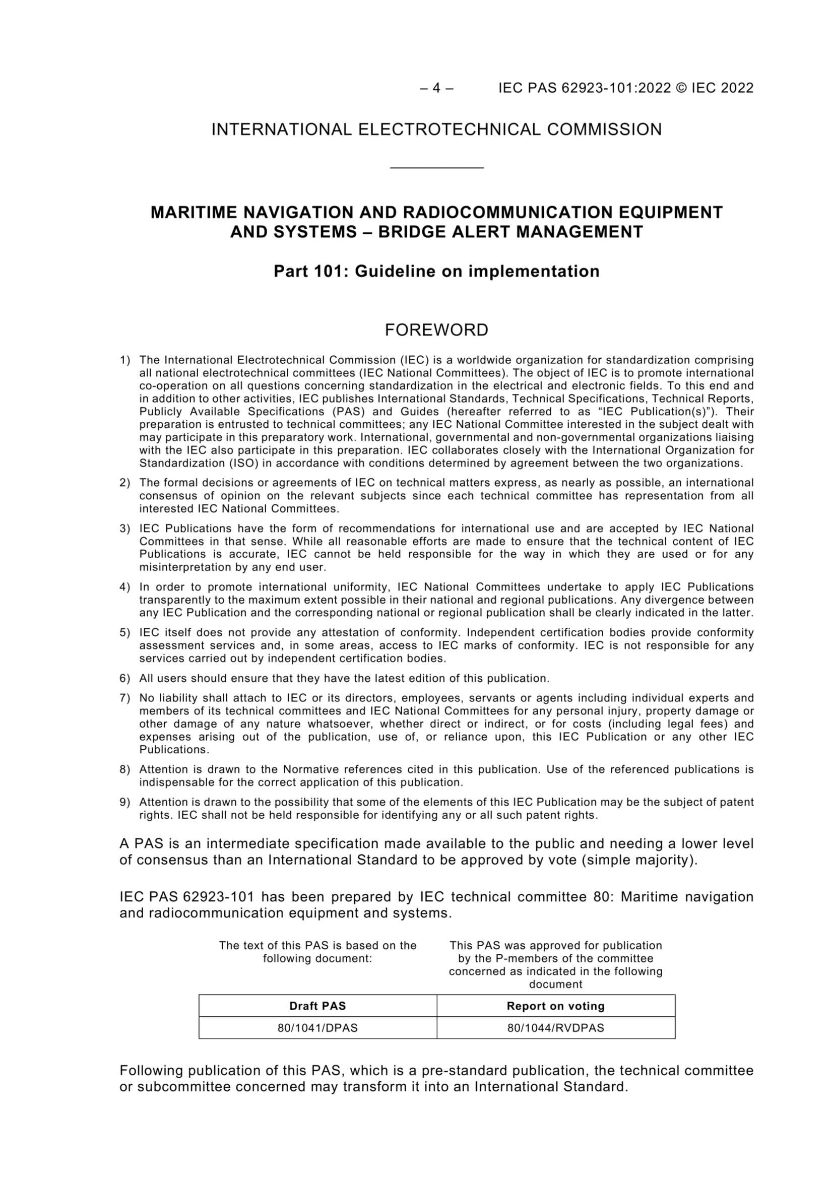 IEC PAS 62923-101(Ed1.0)(2022) Maritime Navigation and Radiocommunication Equipment and Systems – Bridge Alert Management - Part 101 Guideline on Implementa_6.Png