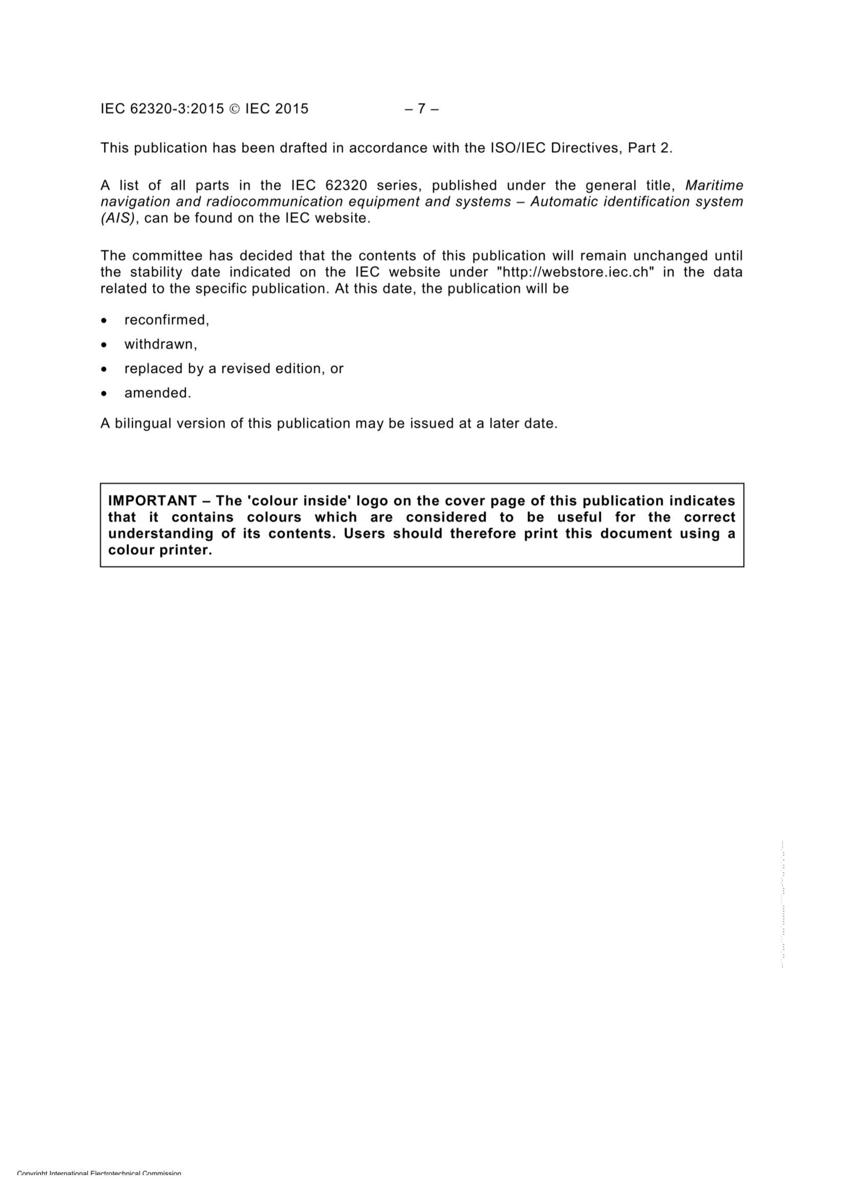 IEC 62320-3 (2015) Maritime Navigation and Radiocommunication Equipment and Systems – Automatic Identification System (AIS) – Part 3 Repeater Stations – Minimum Operational and Performance Requirements – Methods of Test_9.Png