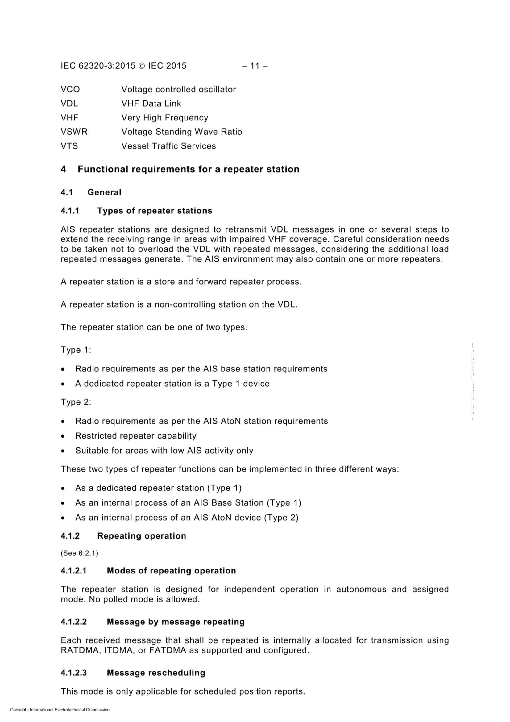 IEC 62320-3 (2015) Maritime Navigation and Radiocommunication Equipment and Systems – Automatic Identification System (AIS) – Part 3 Repeater Stations – Minimum Operational and Performance Requirements – Methods of Test_13.Png