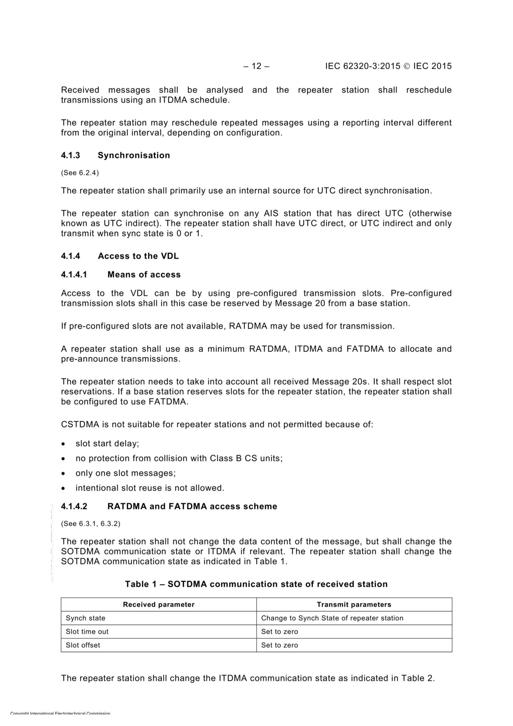 IEC 62320-3 (2015) Maritime Navigation and Radiocommunication Equipment and Systems – Automatic Identification System (AIS) – Part 3 Repeater Stations – Minimum Operational and Performance Requirements – Methods of Test_14.Png